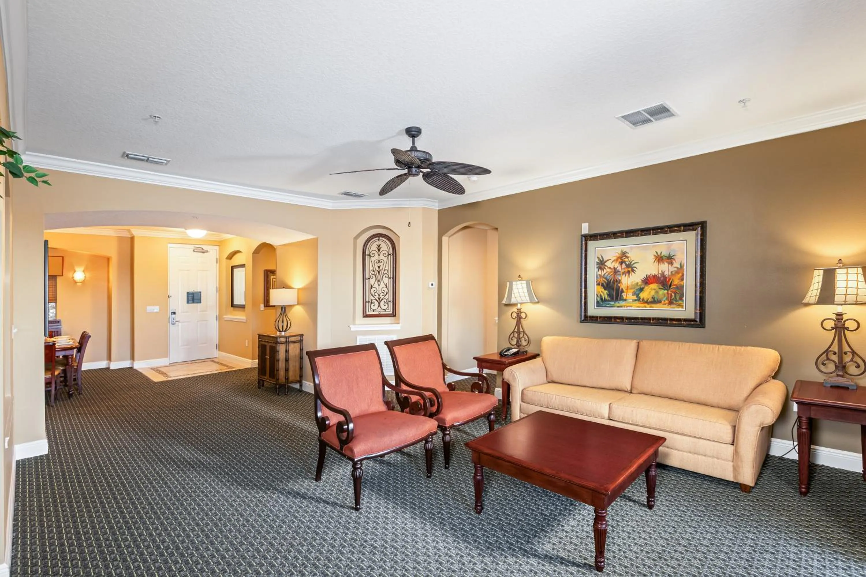 Living room in The Berkley, Orlando