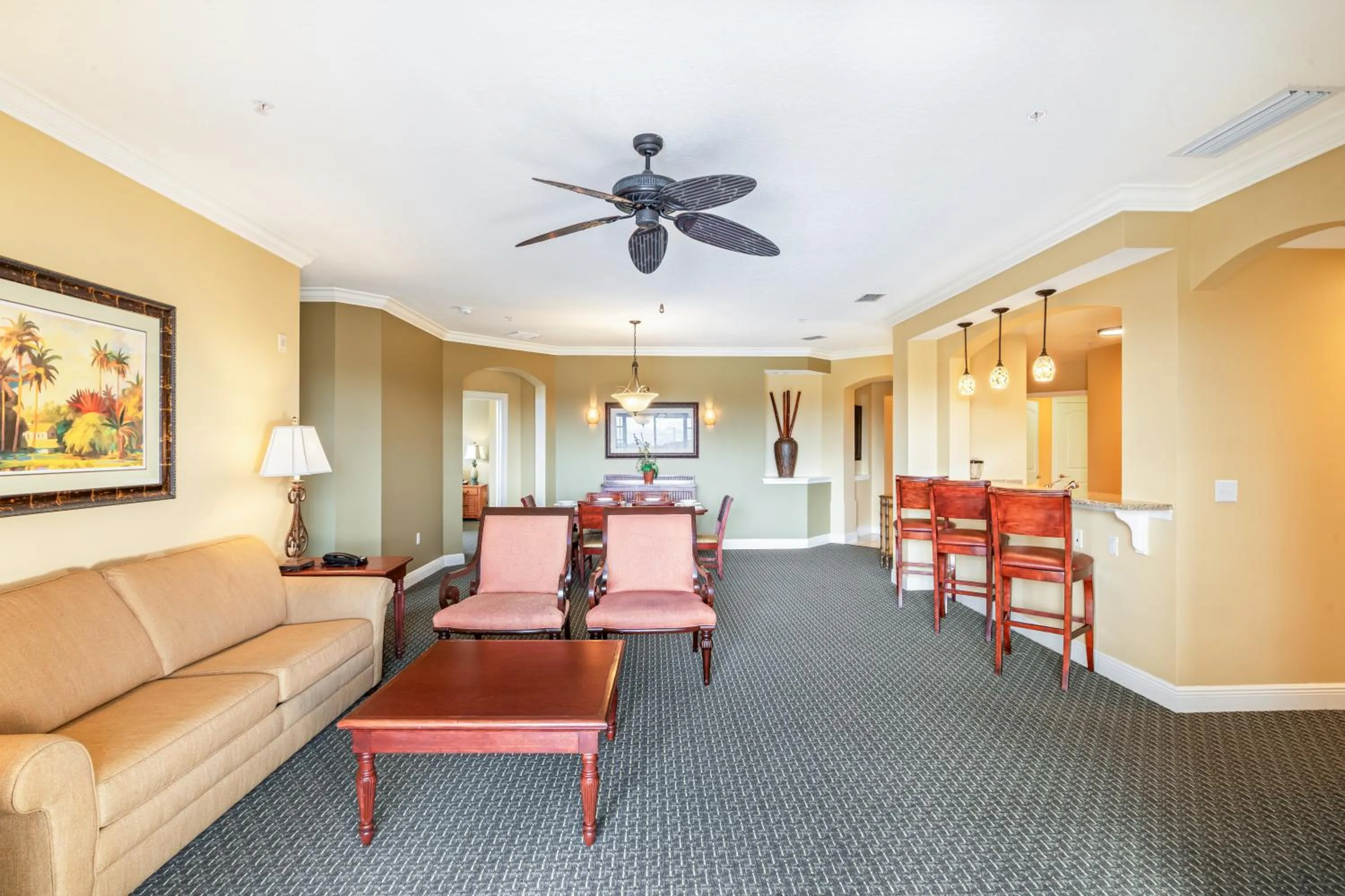 Living room in The Berkley, Orlando