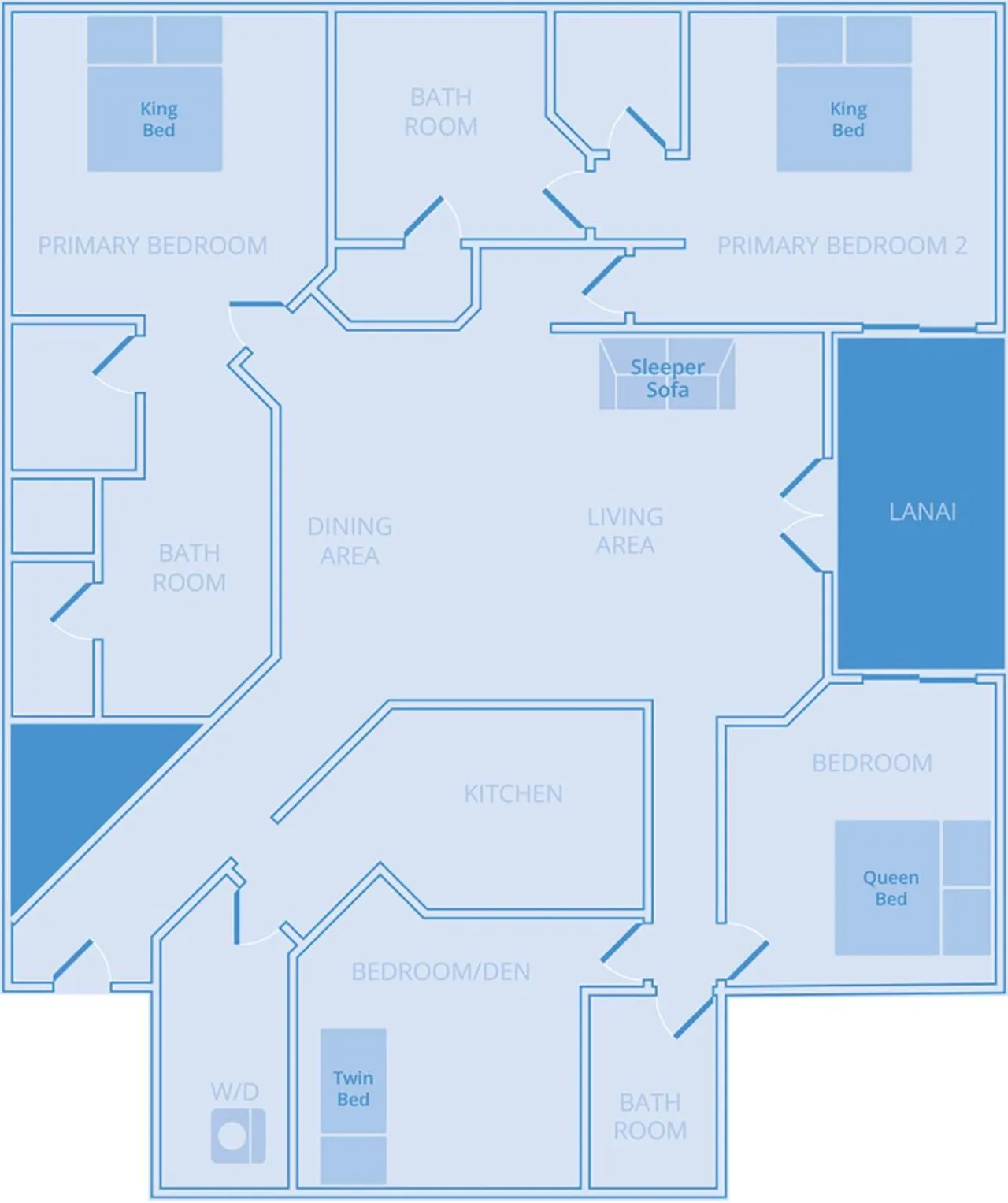 Floor plan in The Berkley, Orlando