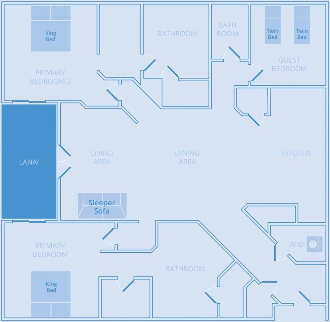 Floor plan in The Berkley, Orlando