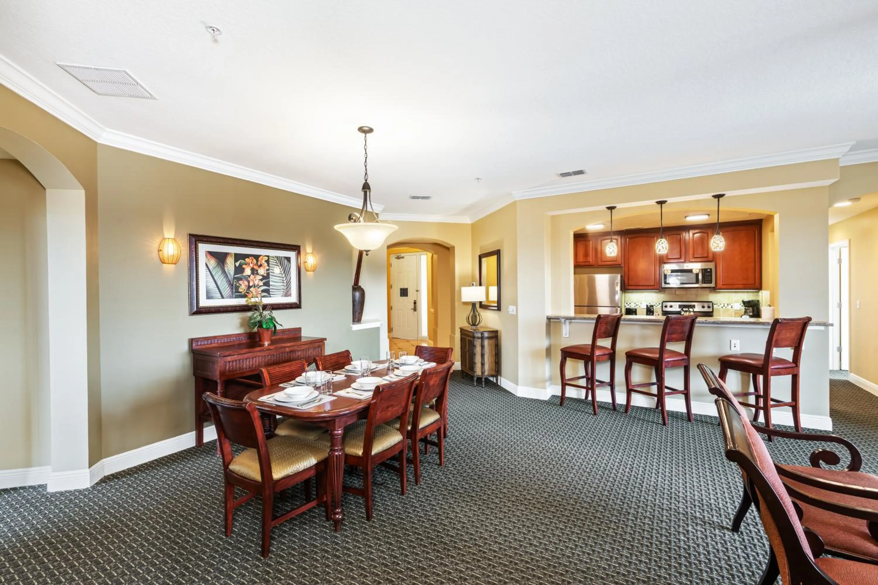 Dining area in The Berkley, Orlando