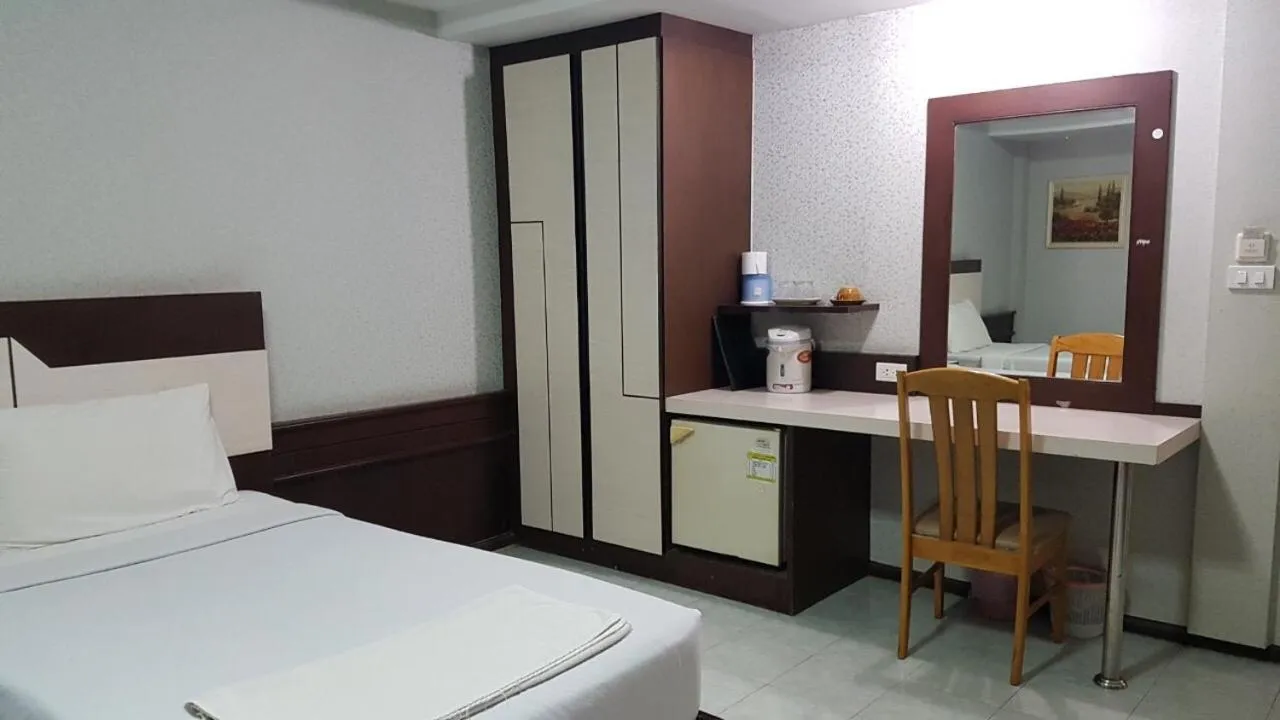 Bed in Khon Kaen Ruenrom Hotel