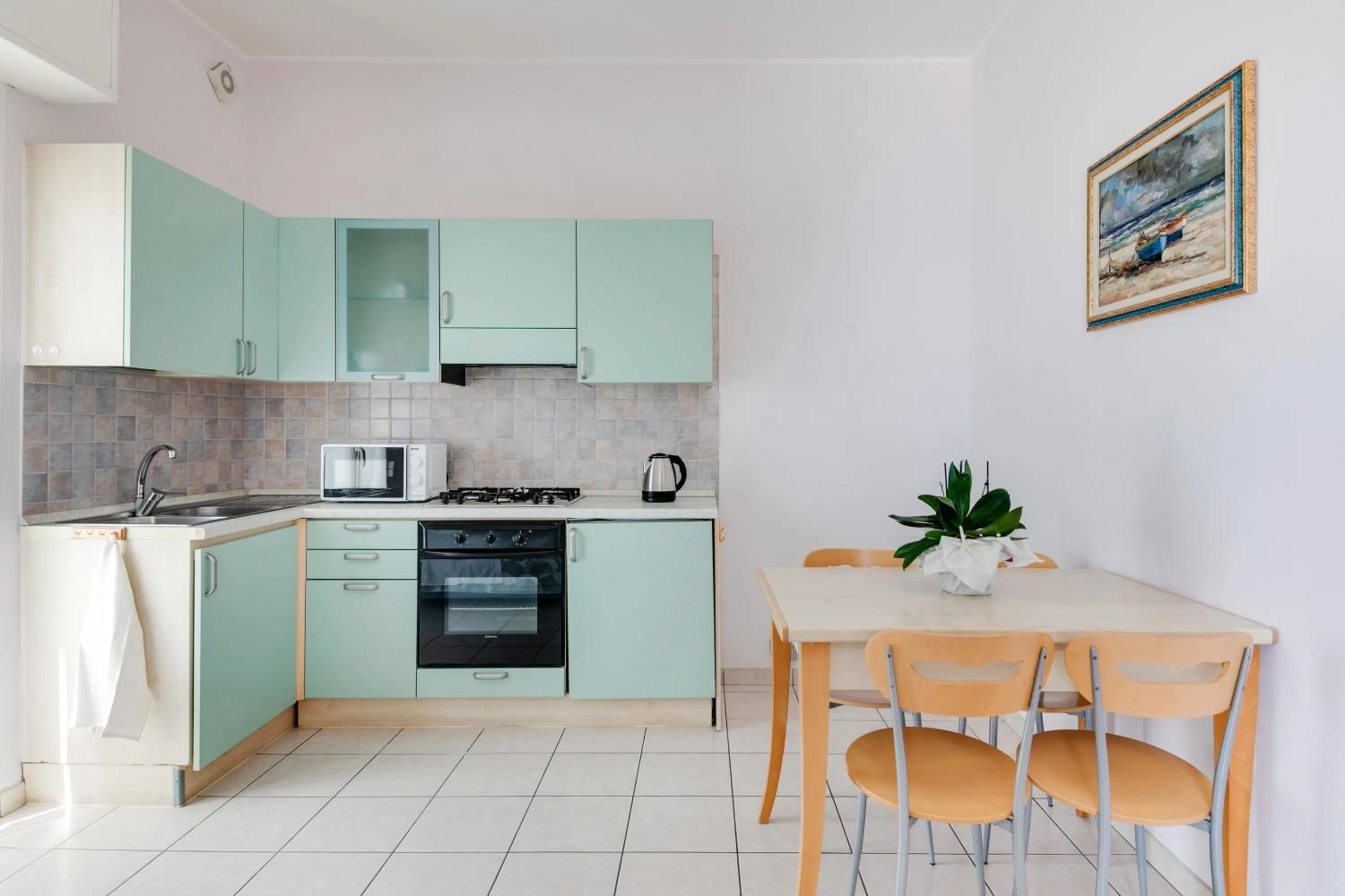 Kitchen or kitchenette in Residence Hotel Amalfi