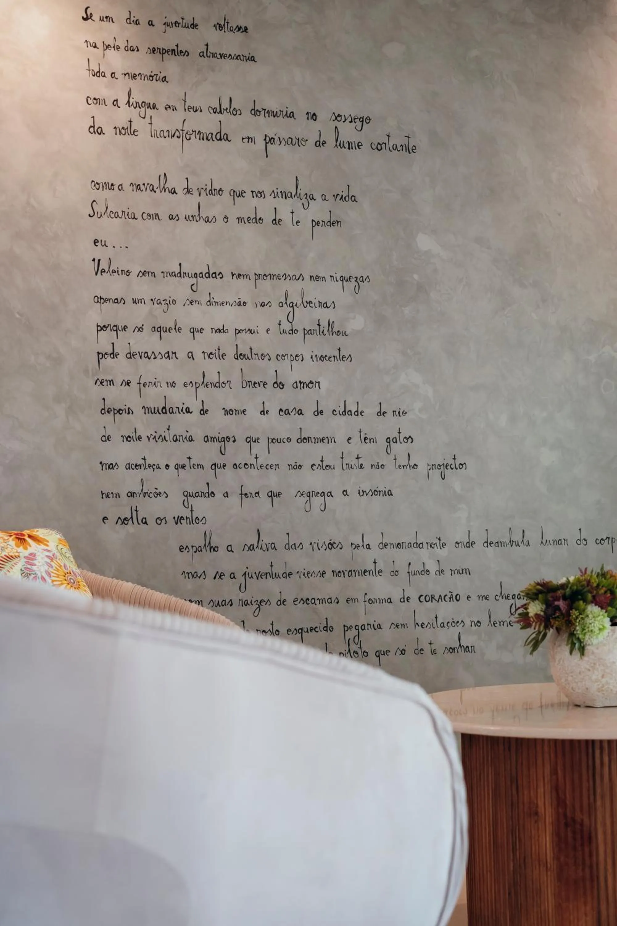 Seating area in Hotel Costa Verde