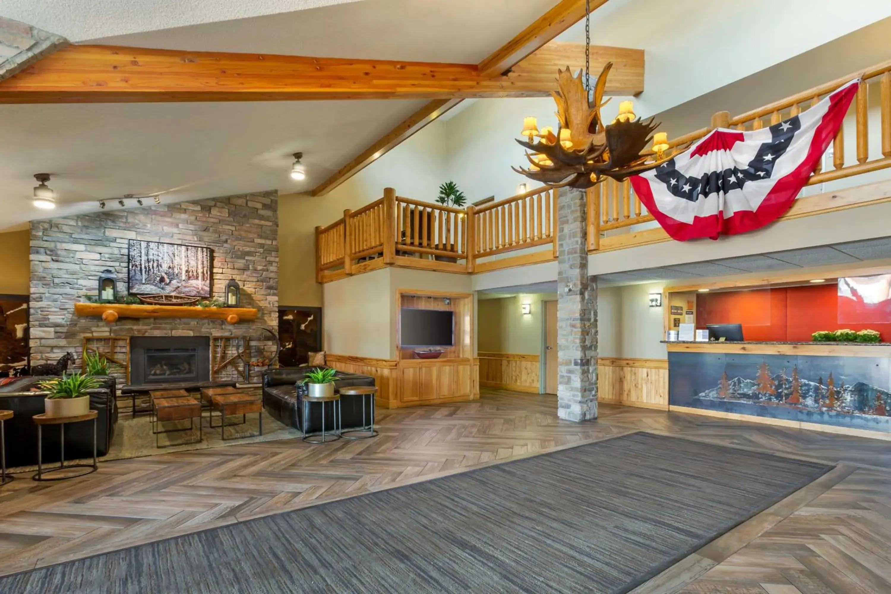 Lobby or reception in Best Western Plus McCall Lodge and Suites Lobby or reception in Best Western Plus McCall Lodge and Suites