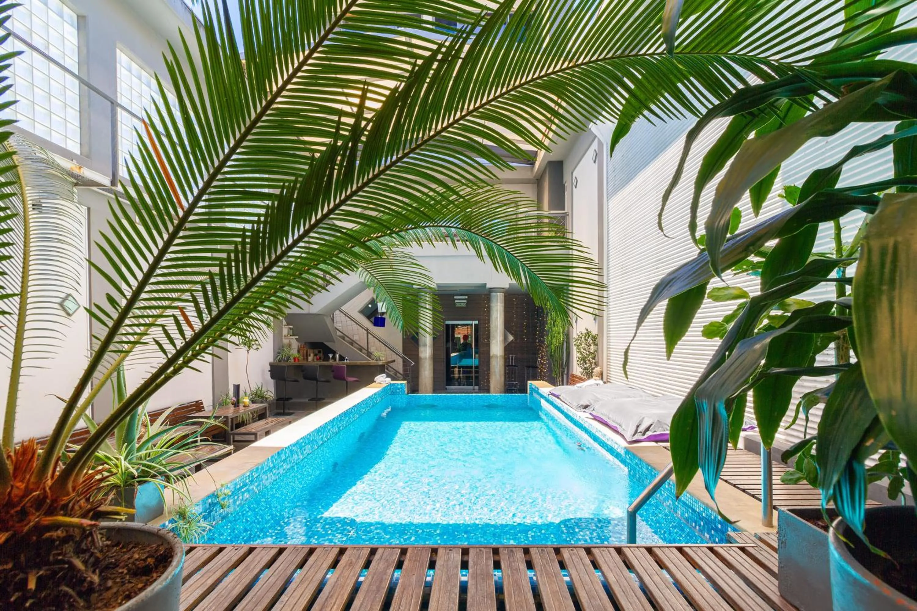 Swimming pool in Prodeo Hotel + Lounge