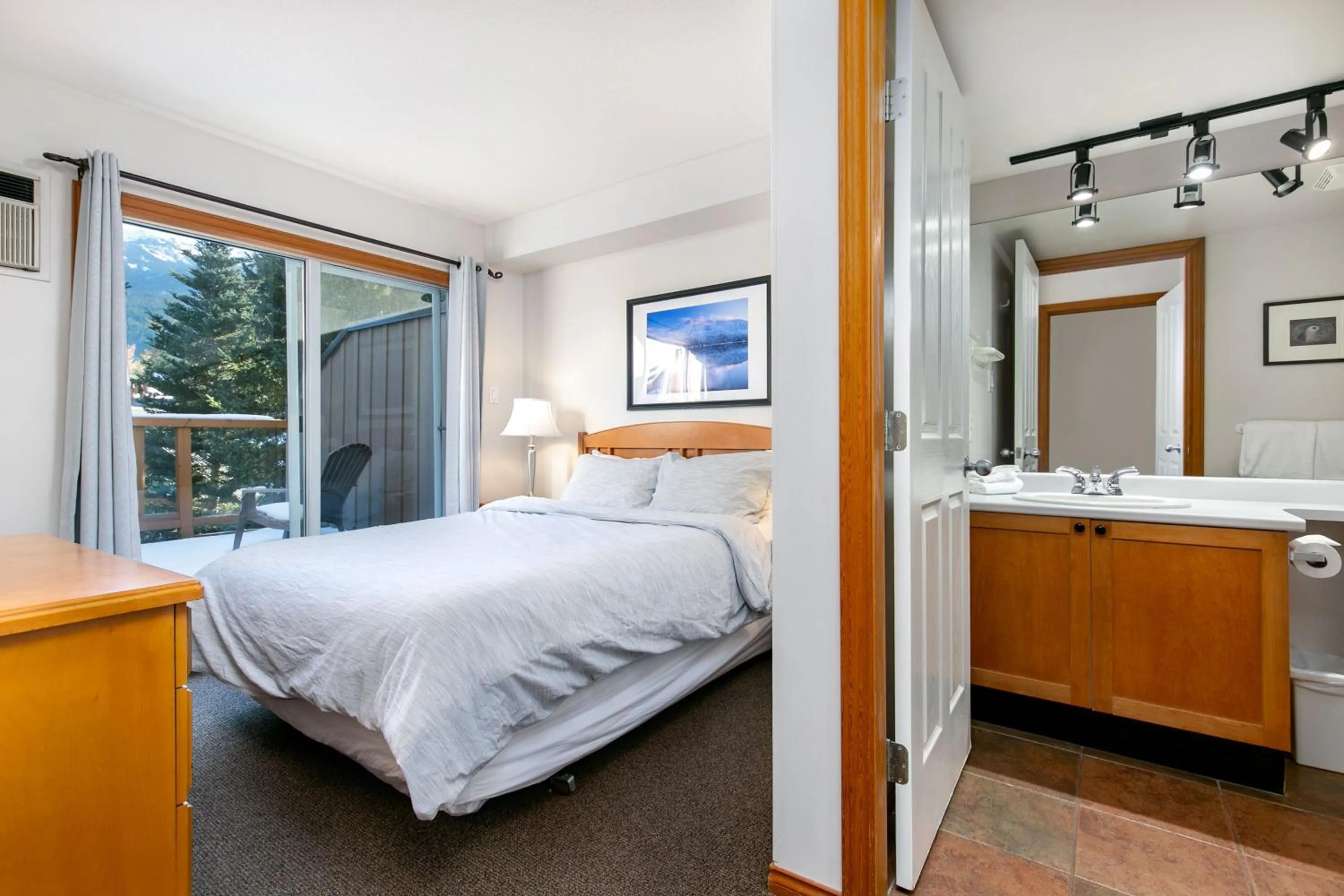Bathroom, Bed in Glaciers Reach by Allseason Vacation Rentals