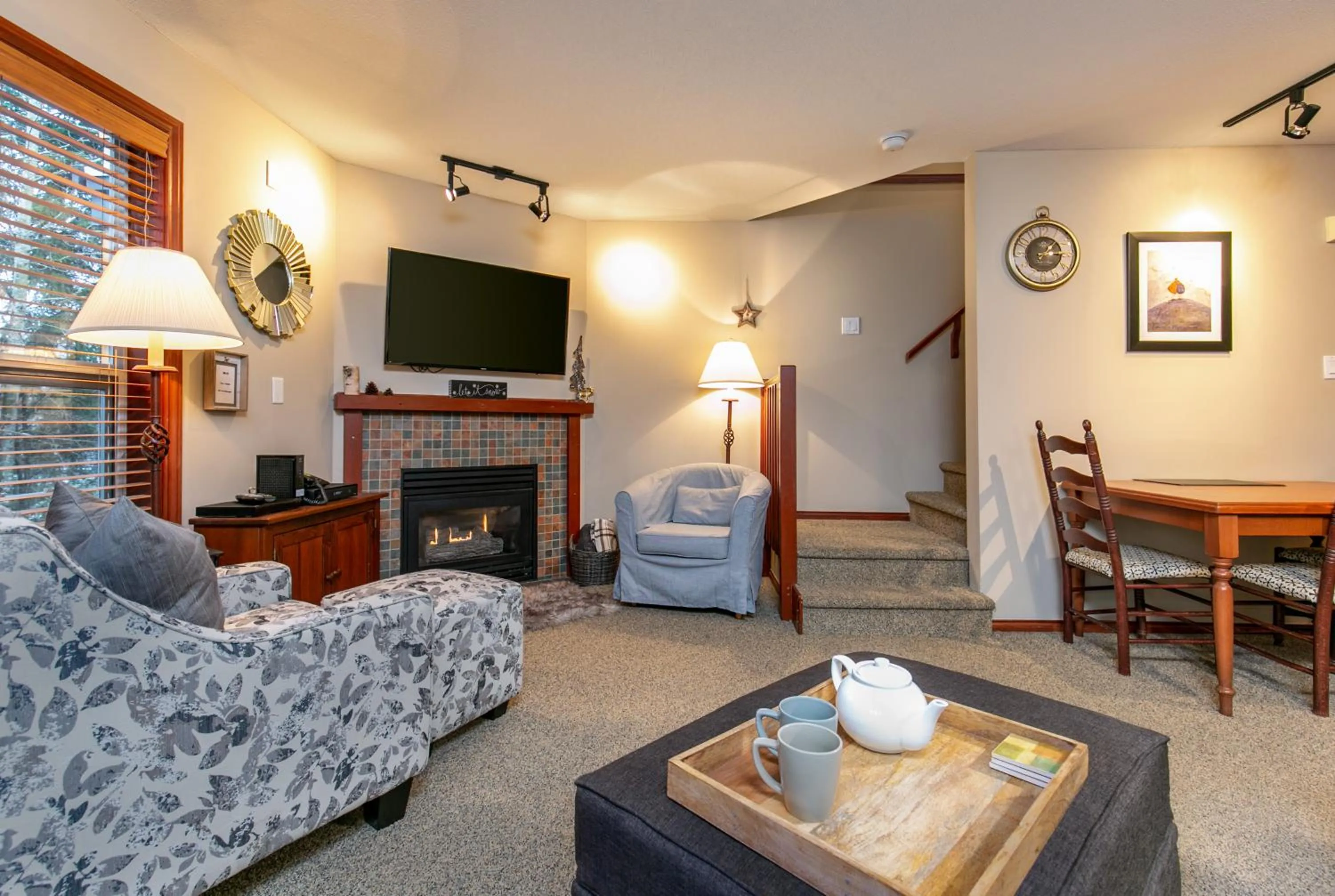 Living room in Glaciers Reach by Allseason Vacation Rentals