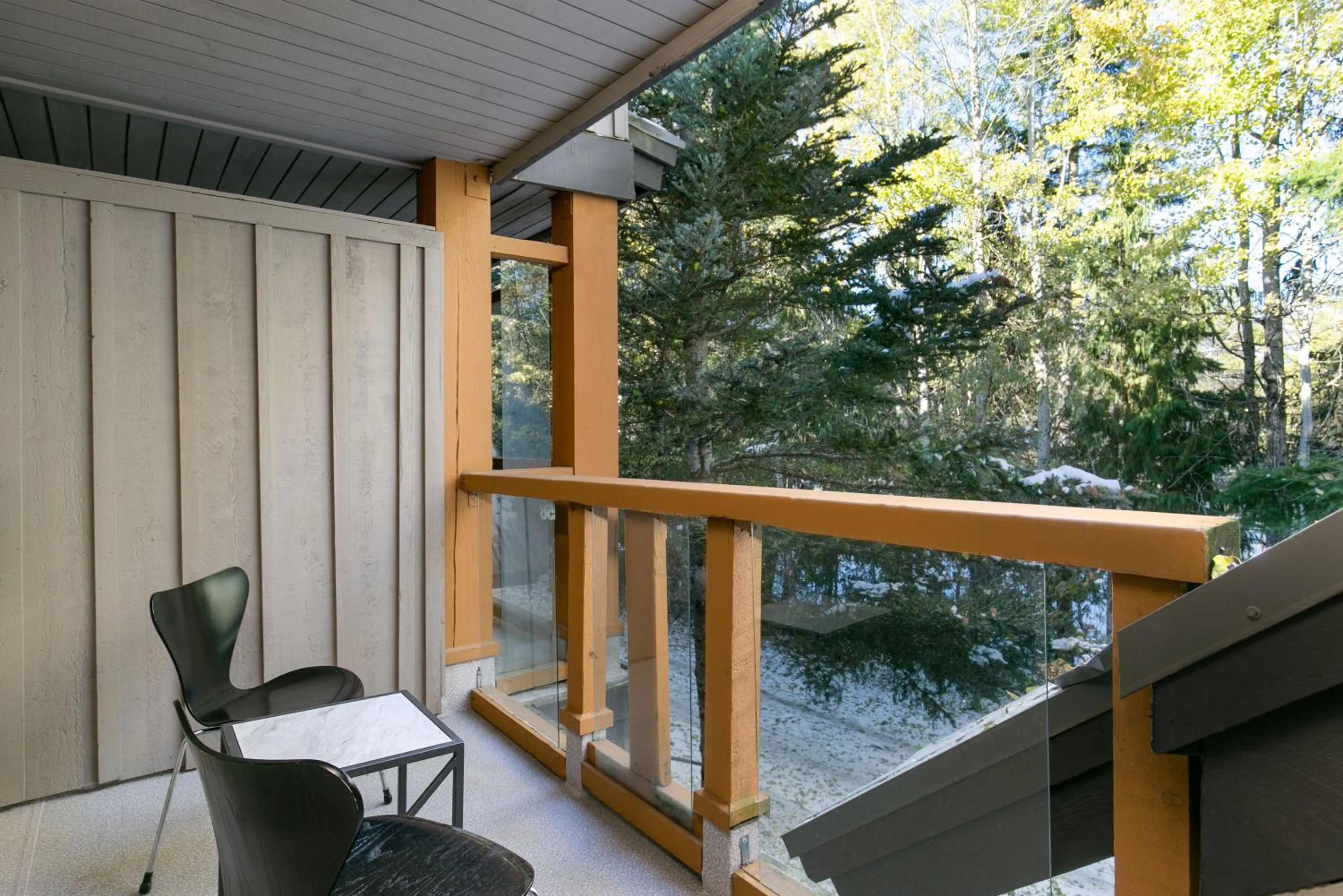 Patio in Glaciers Reach by Allseason Vacation Rentals
