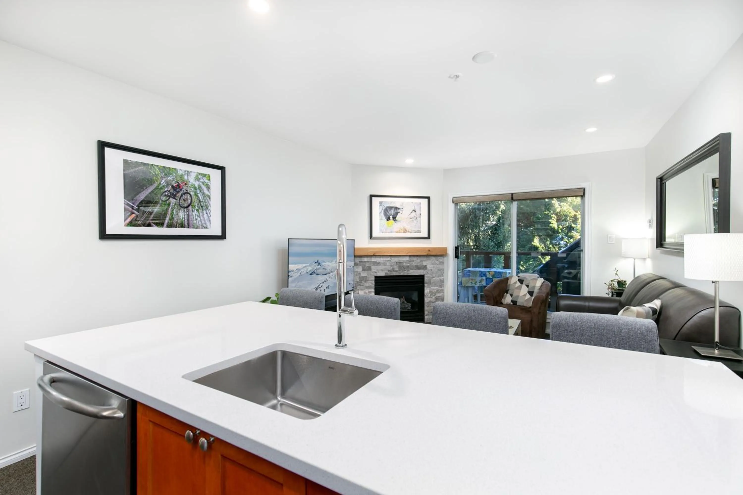 kitchen in Glaciers Reach by Allseason Vacation Rentals