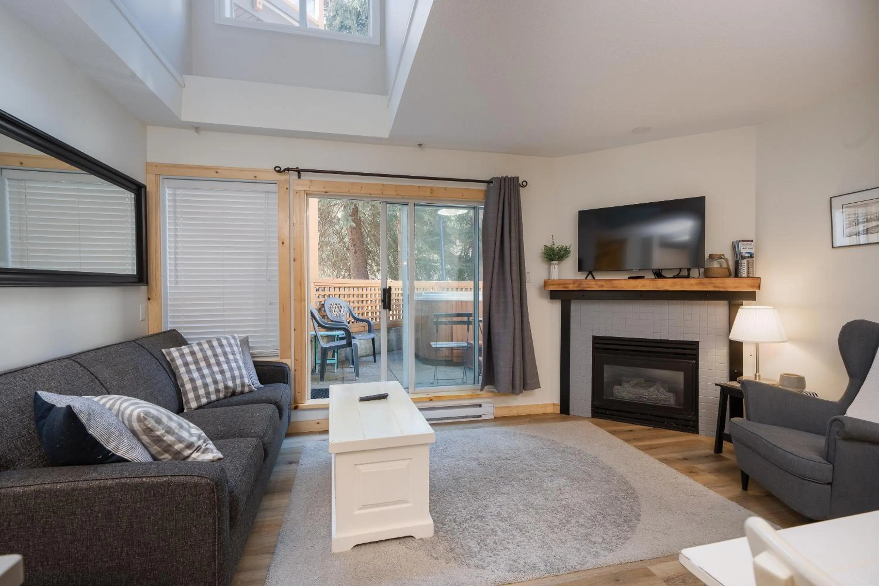 Living room in Glaciers Reach by Allseason Vacation Rentals
