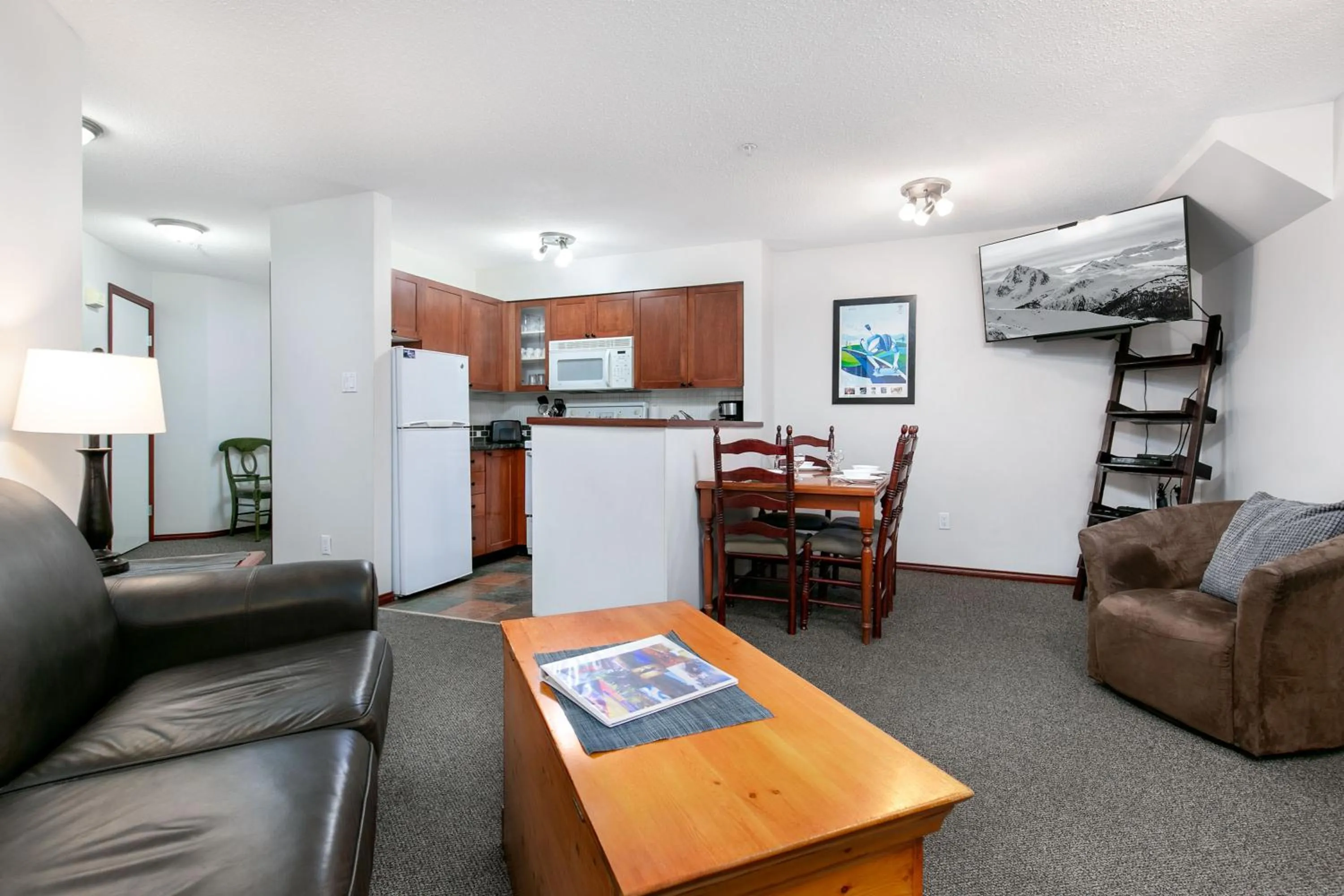 Living room in Glaciers Reach by Allseason Vacation Rentals