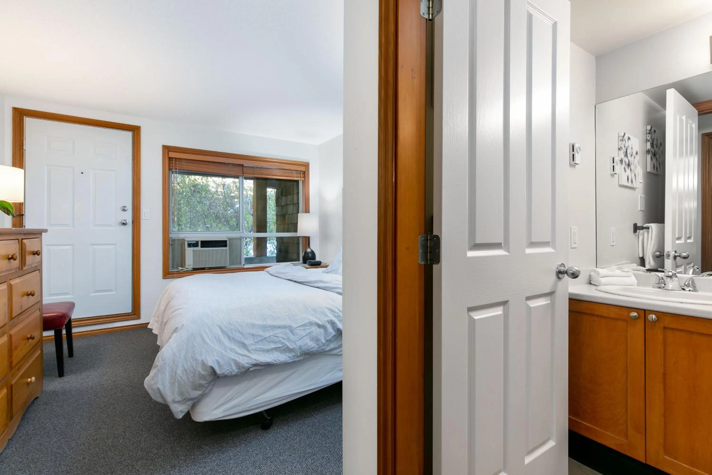 Bathroom, Bed in Glaciers Reach by Allseason Vacation Rentals