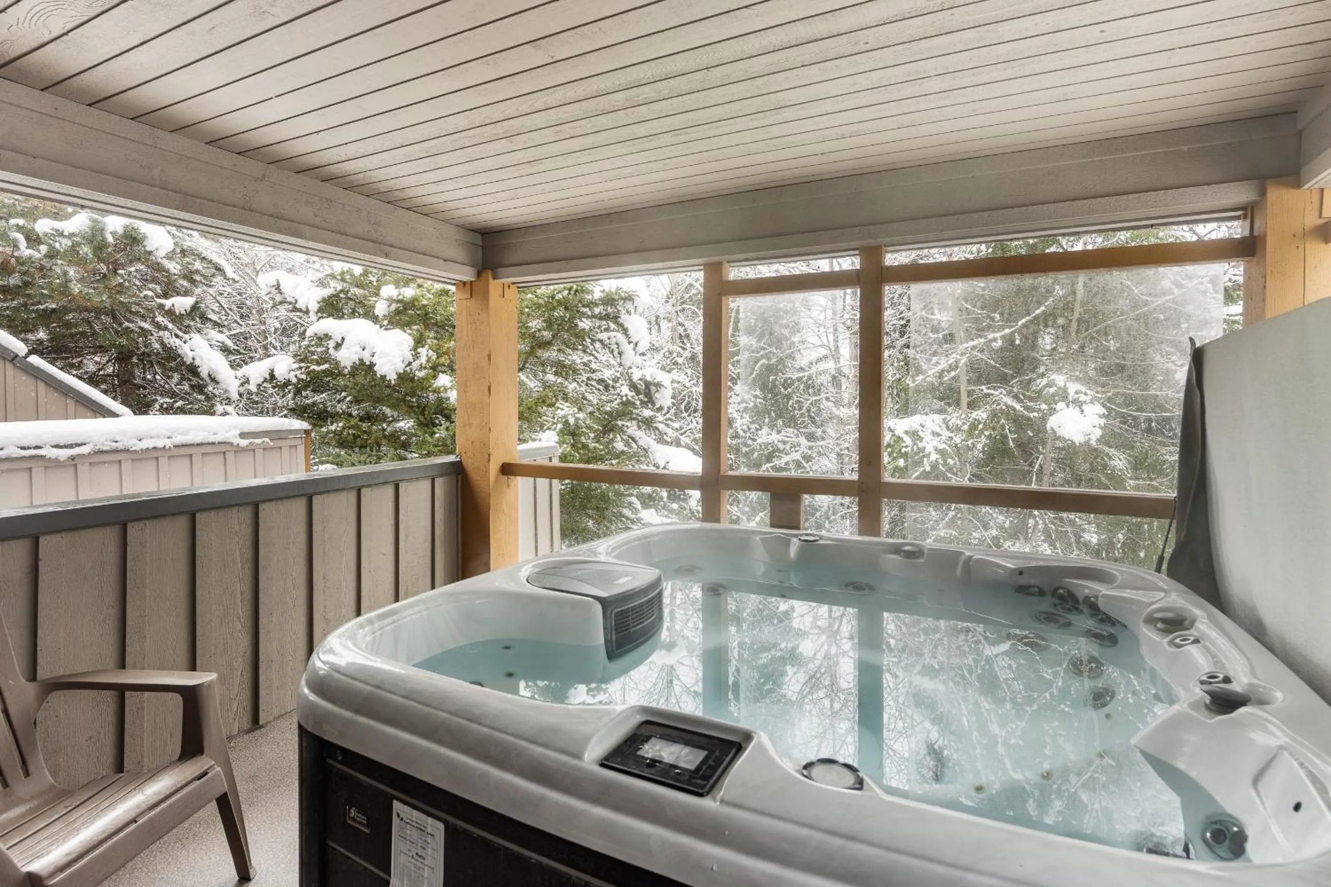 Hot Tub in Glaciers Reach by Allseason Vacation Rentals