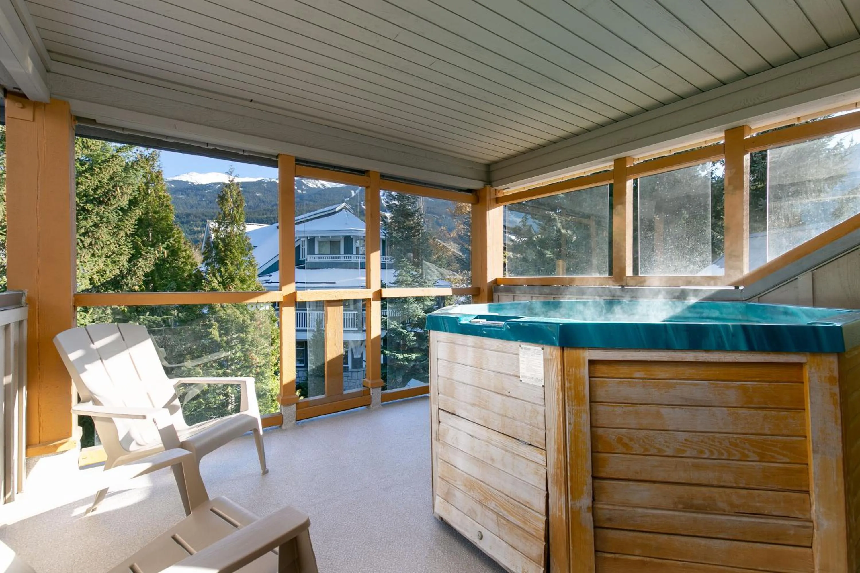 Hot Tub in Glaciers Reach by Allseason Vacation Rentals