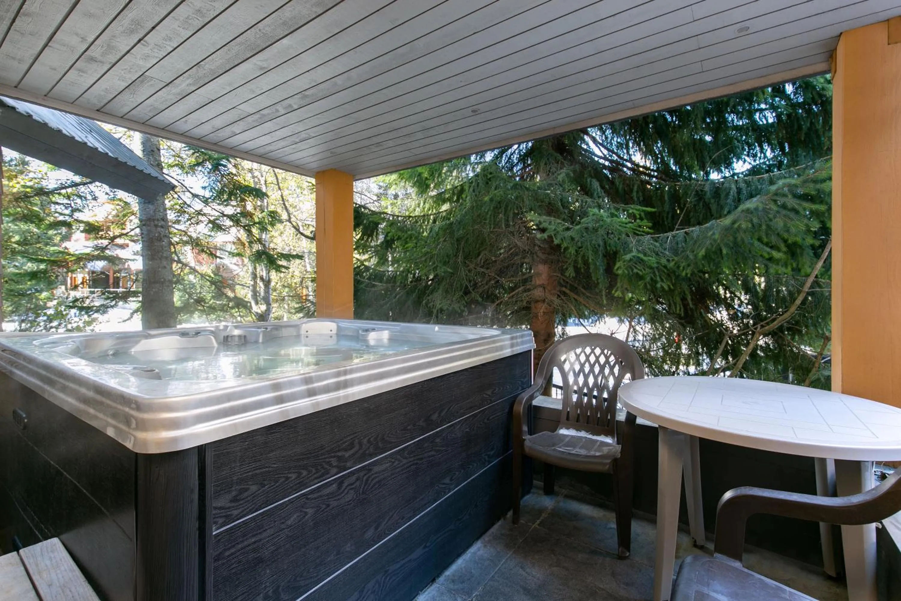 Hot Tub in Glaciers Reach by Allseason Vacation Rentals