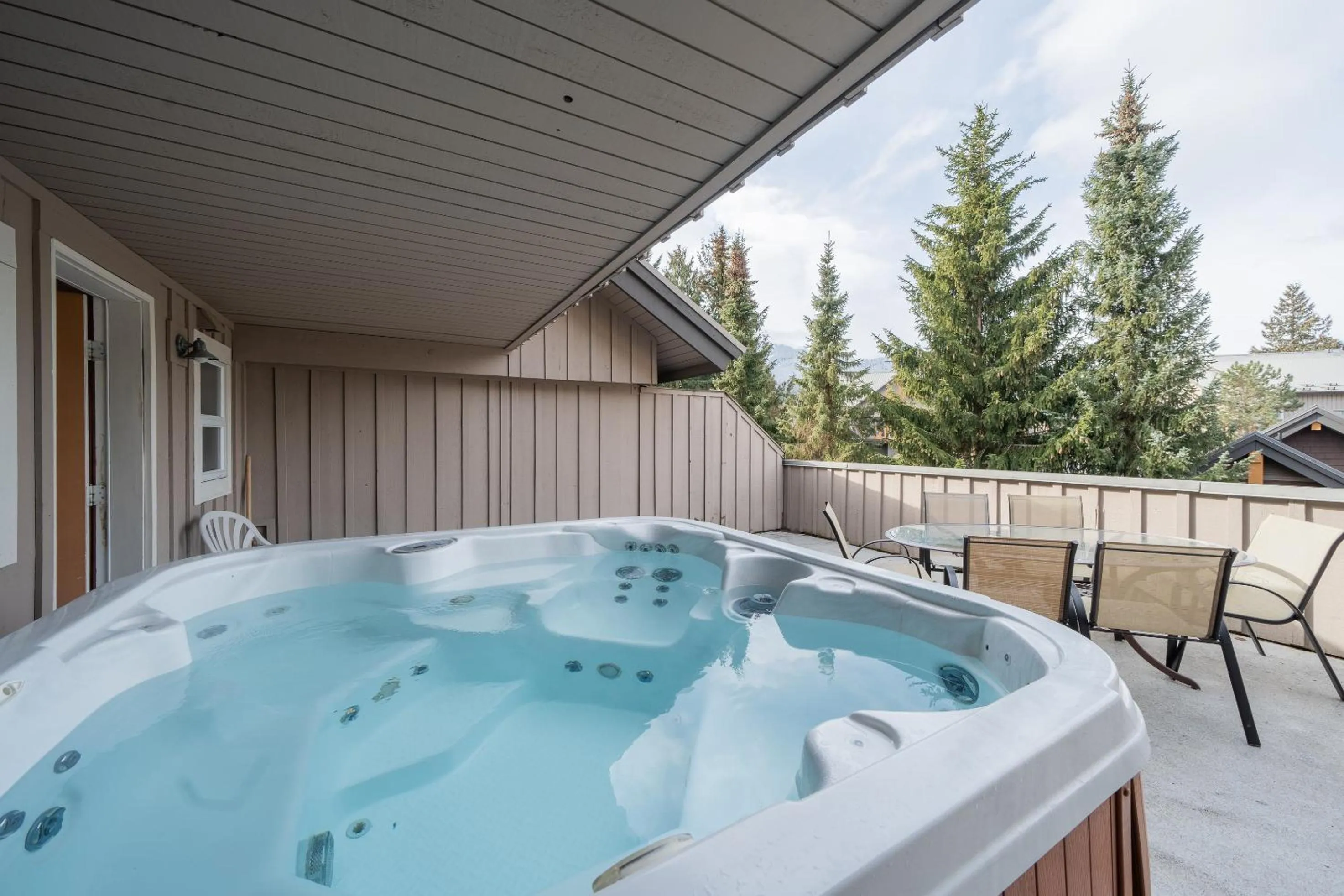 Hot Tub in Glaciers Reach by Allseason Vacation Rentals