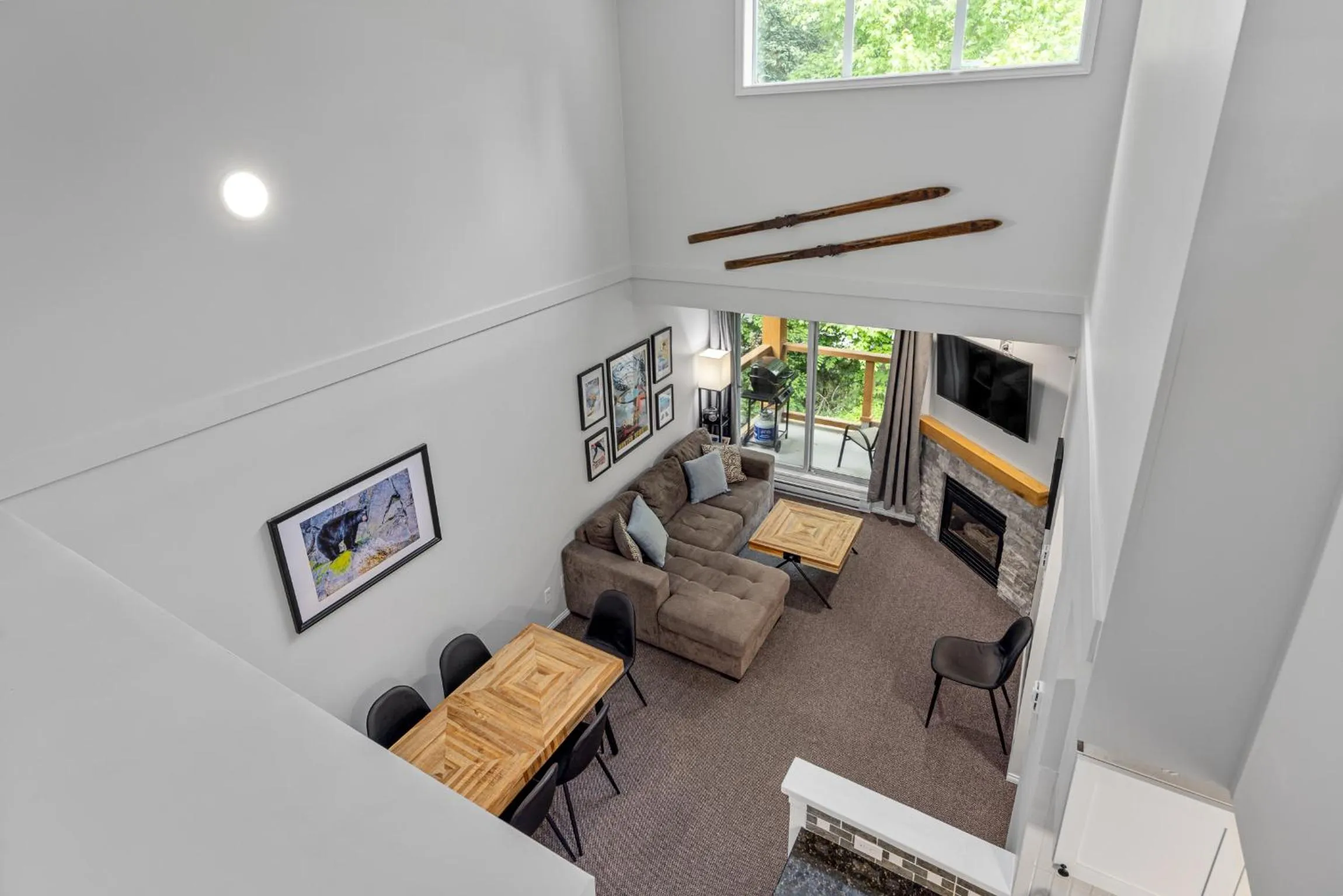 Living room in Glaciers Reach by Allseason Vacation Rentals