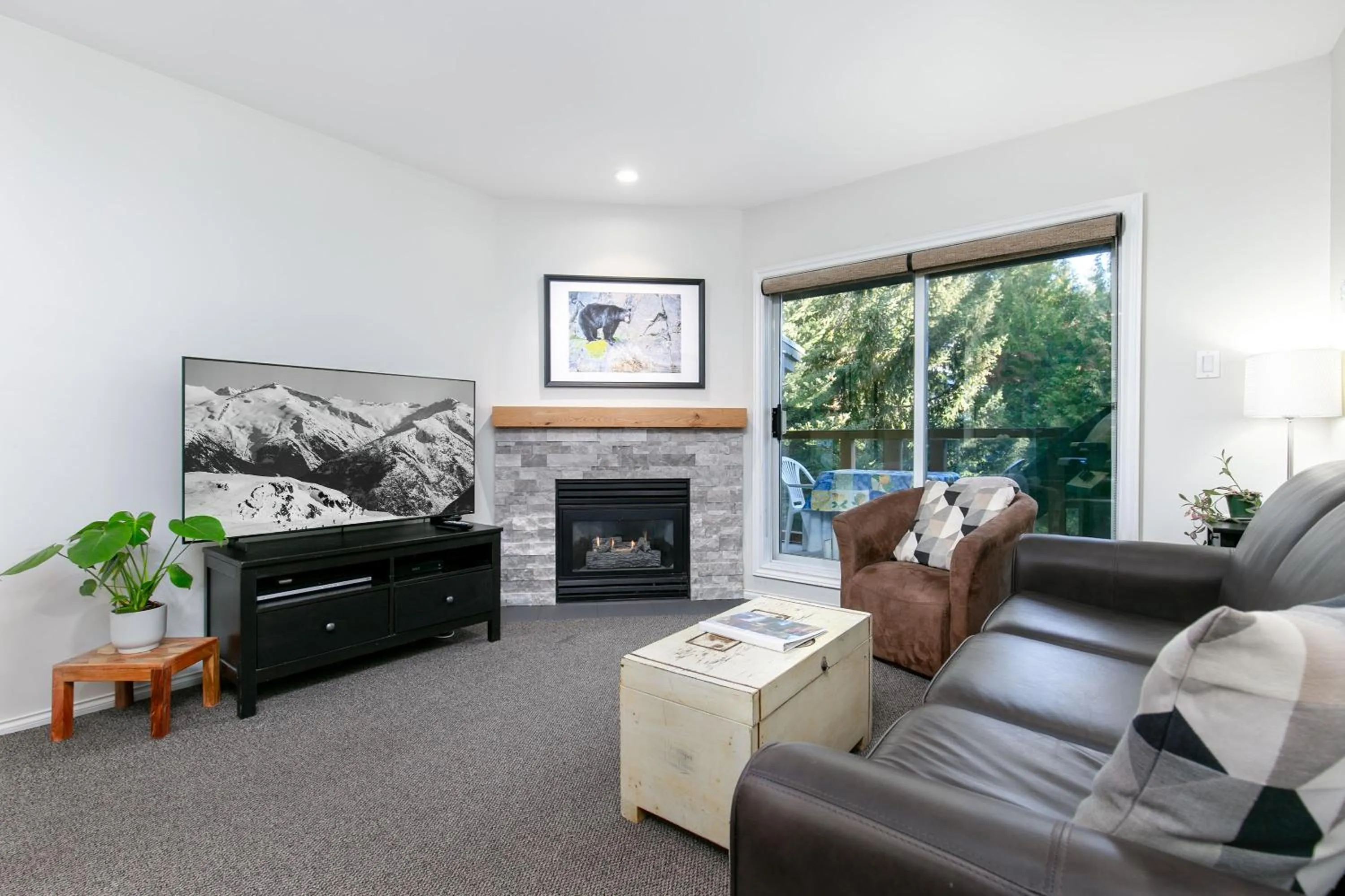 Living room in Glaciers Reach by Allseason Vacation Rentals