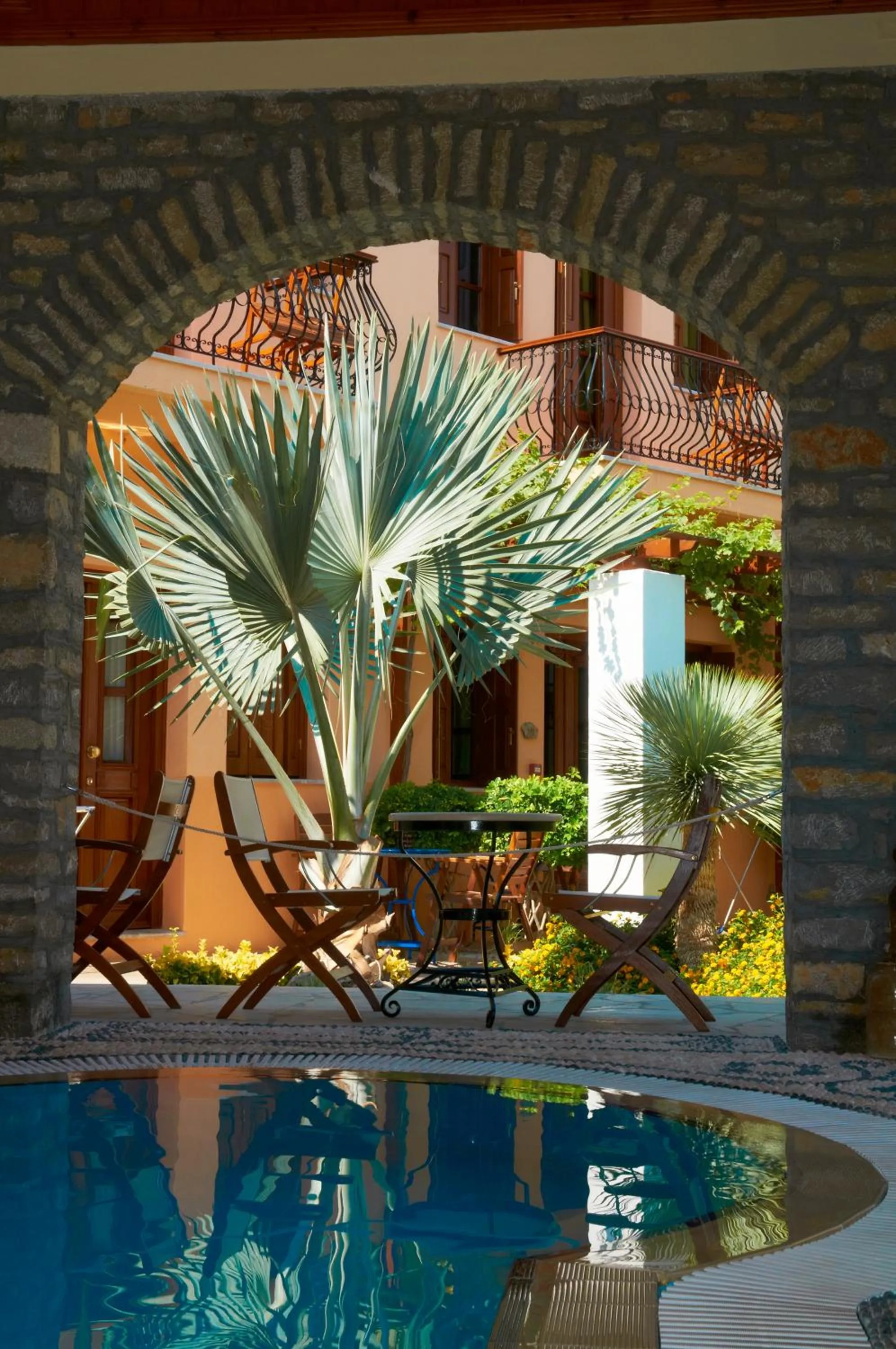 Swimming pool in Iapetos Village