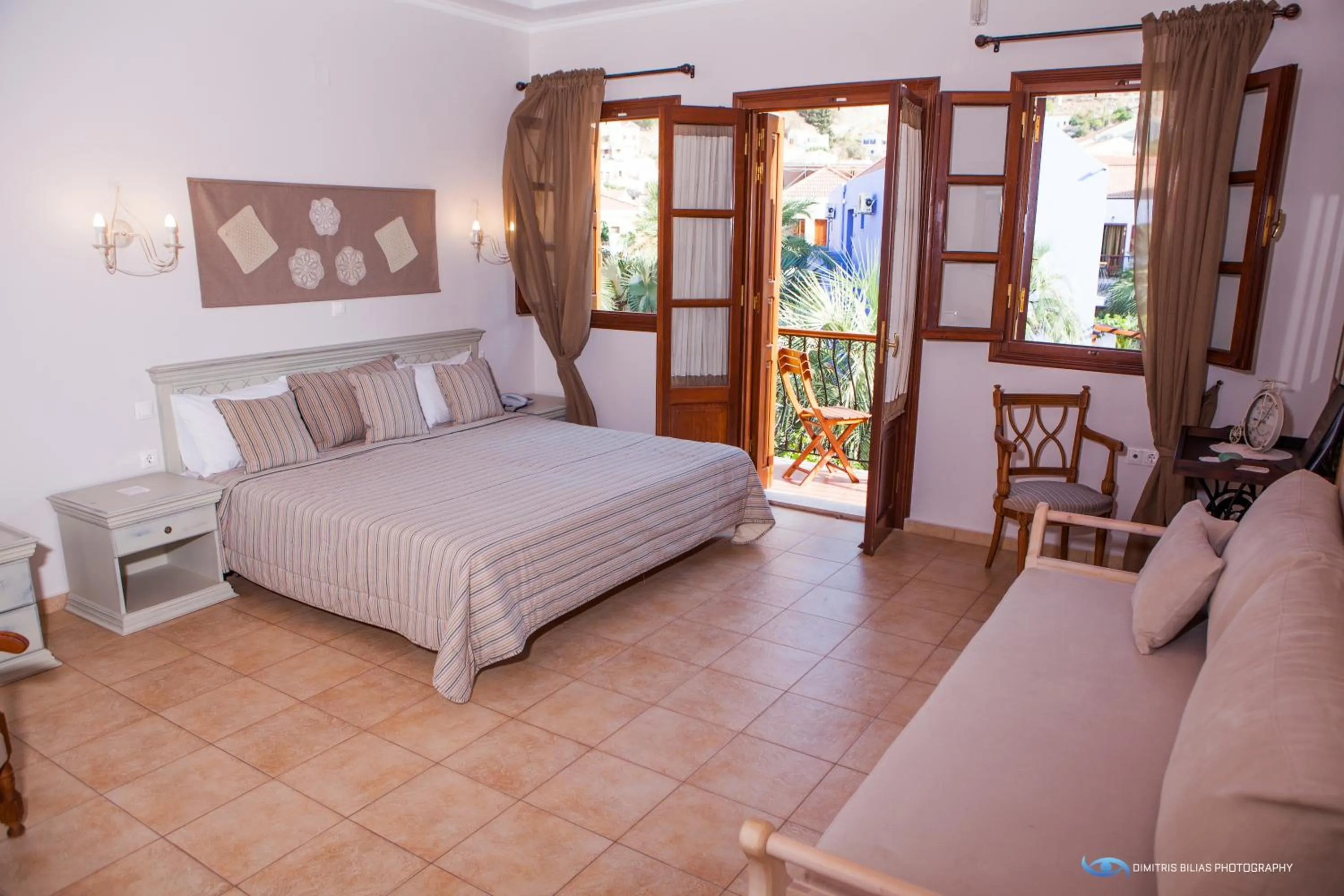 Bed in Iapetos Village