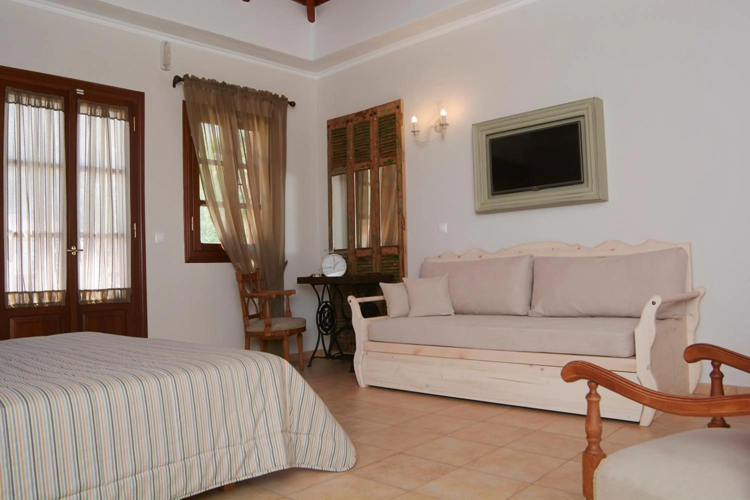 Bed in Iapetos Village