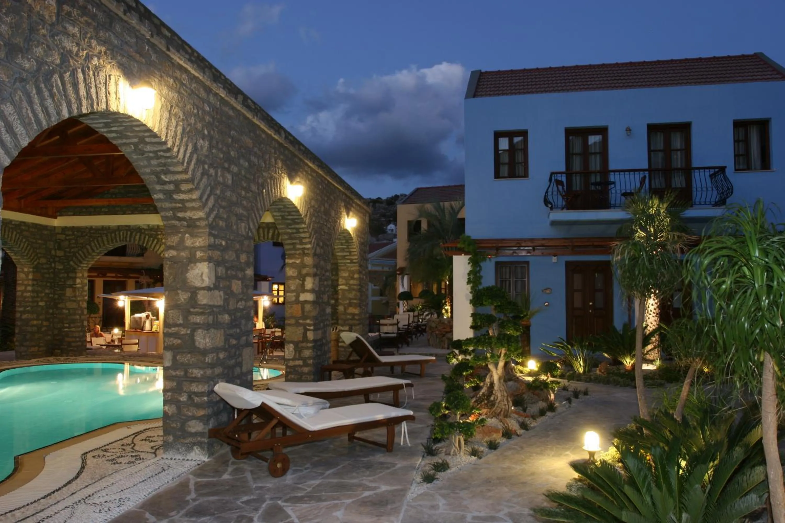 Night in Iapetos Village
