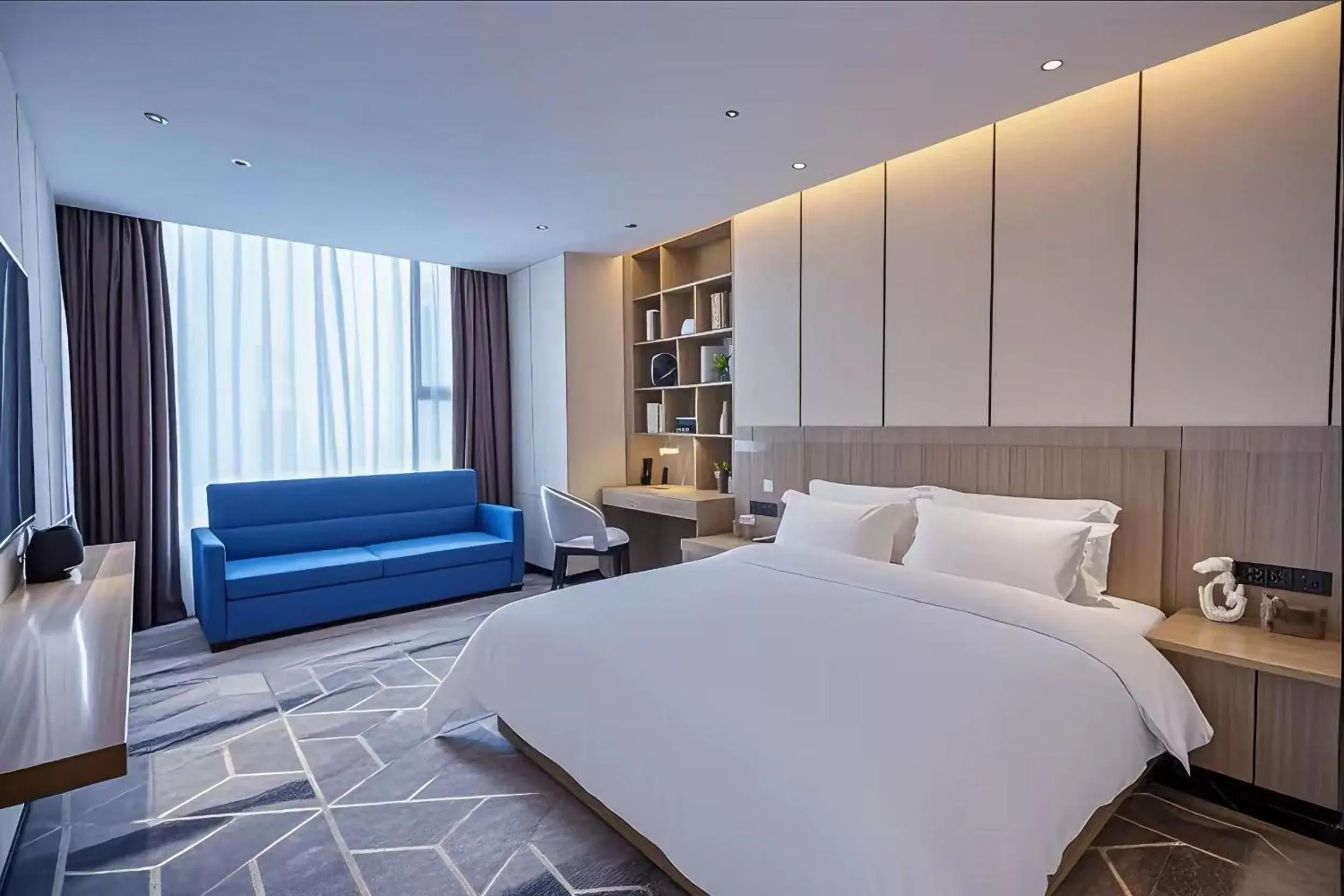 Deluxe Double Room with Bath in Paco Hotel Guangzhou Baiyun Airport Liantang Metro Deluxe Double Room with Bath in Paco Hotel Guangzhou Baiyun Airport Liantang Metro