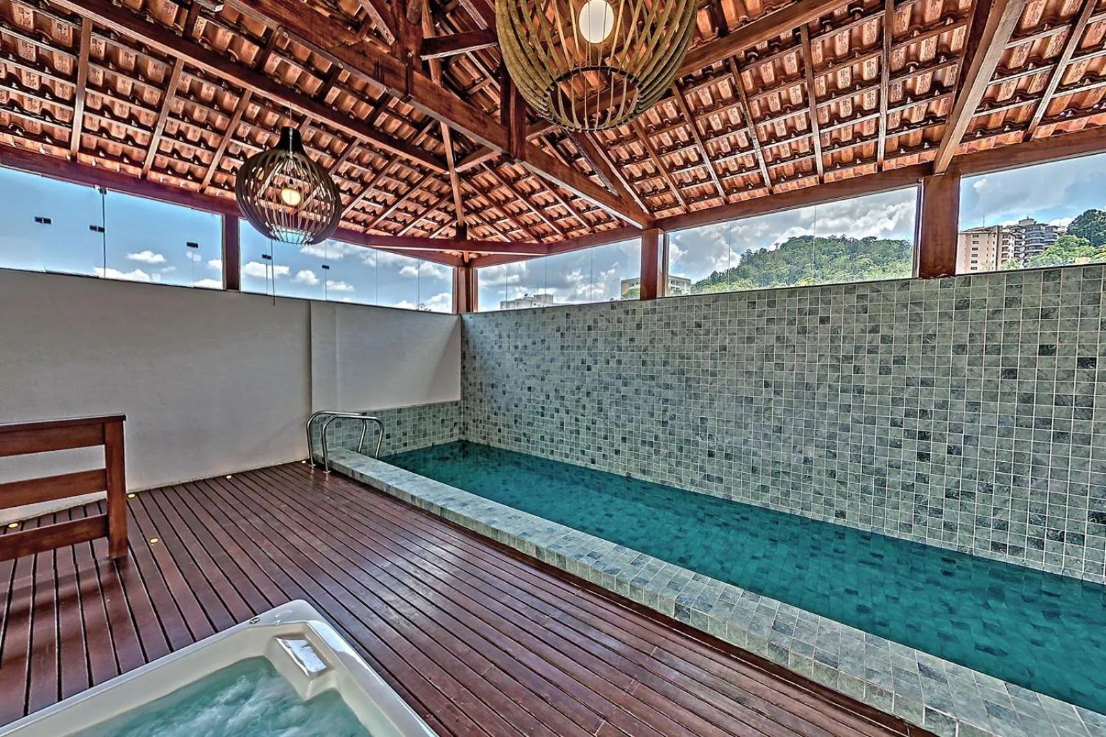 Swimming pool in Hotel Firenze