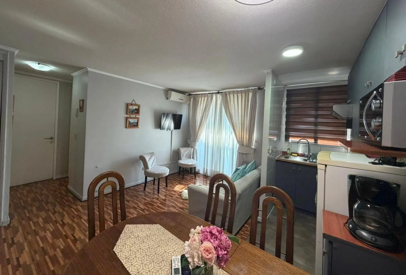 Living room in VR Suite Santiago