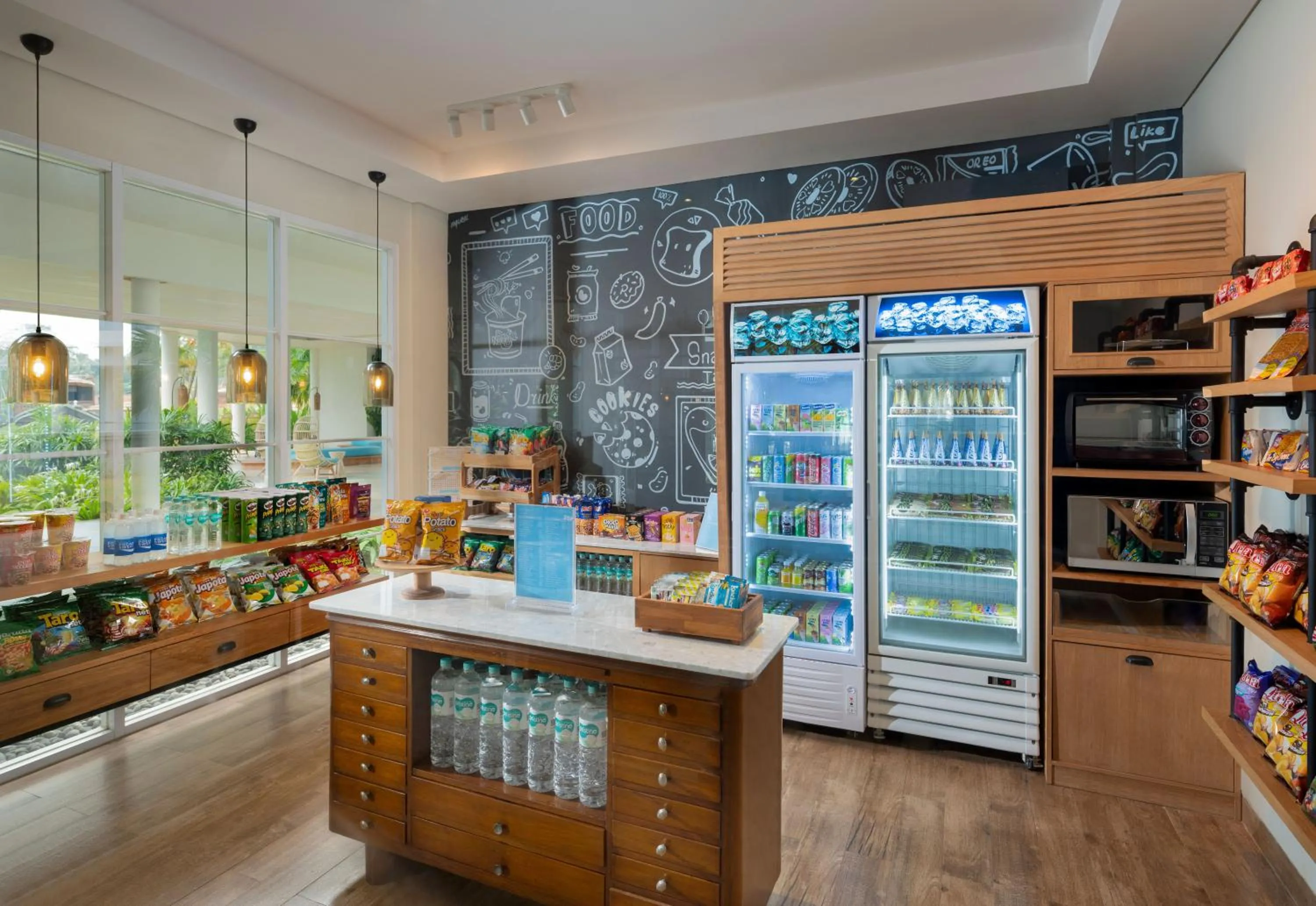 Food and drinks in Novus Jiva Anyer