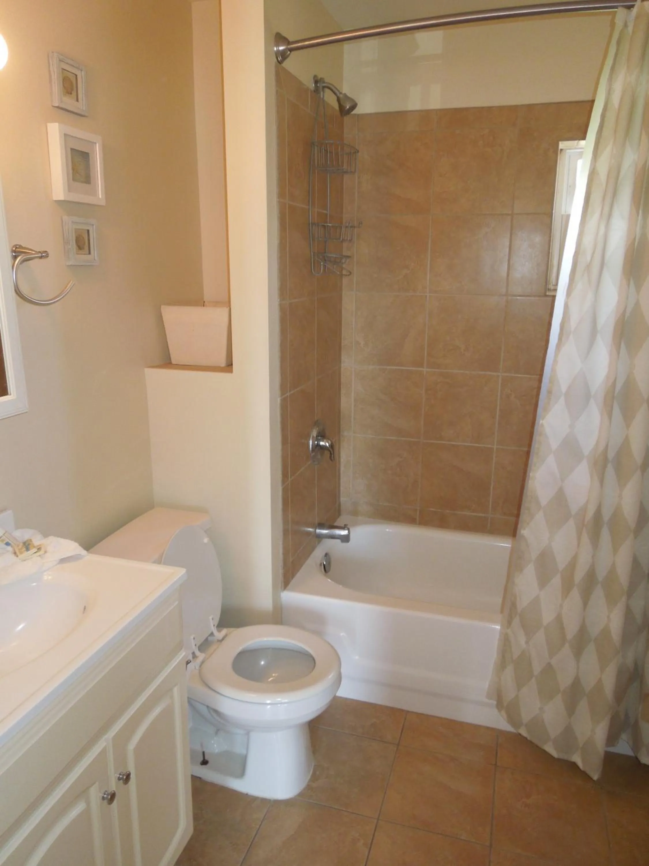 Shower in Sifting Sands Motel