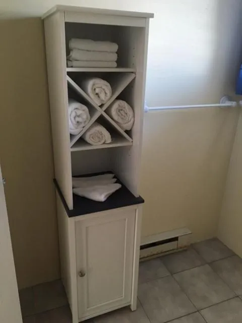 Bathroom in Sifting Sands Motel