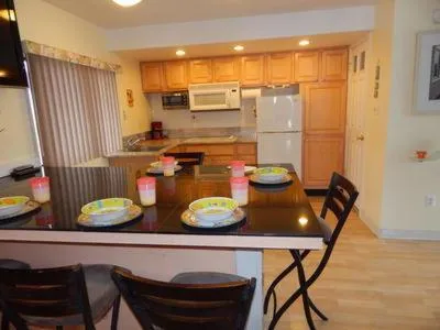 Dining area in Sifting Sands Motel