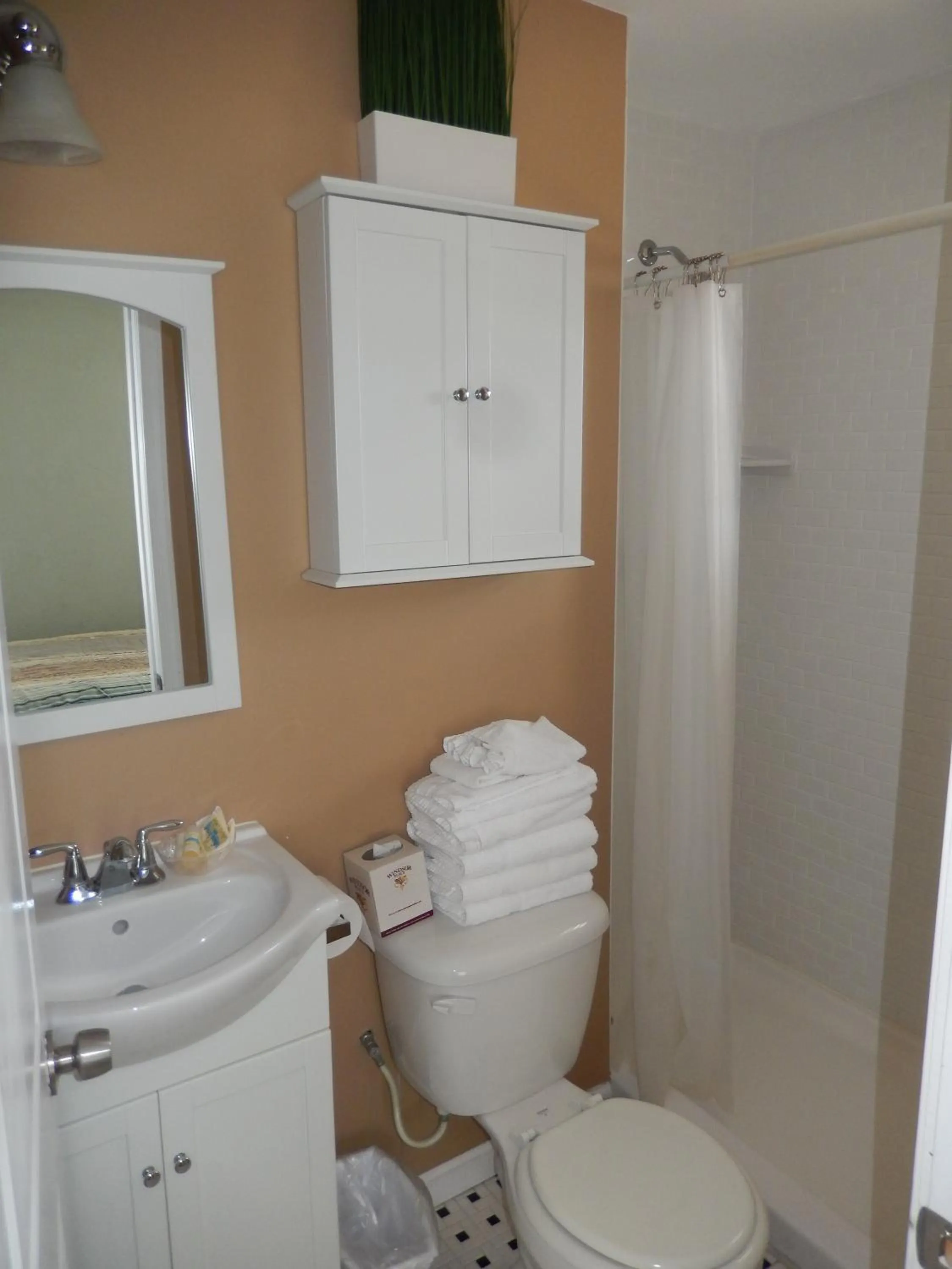 Bathroom in Sifting Sands Motel