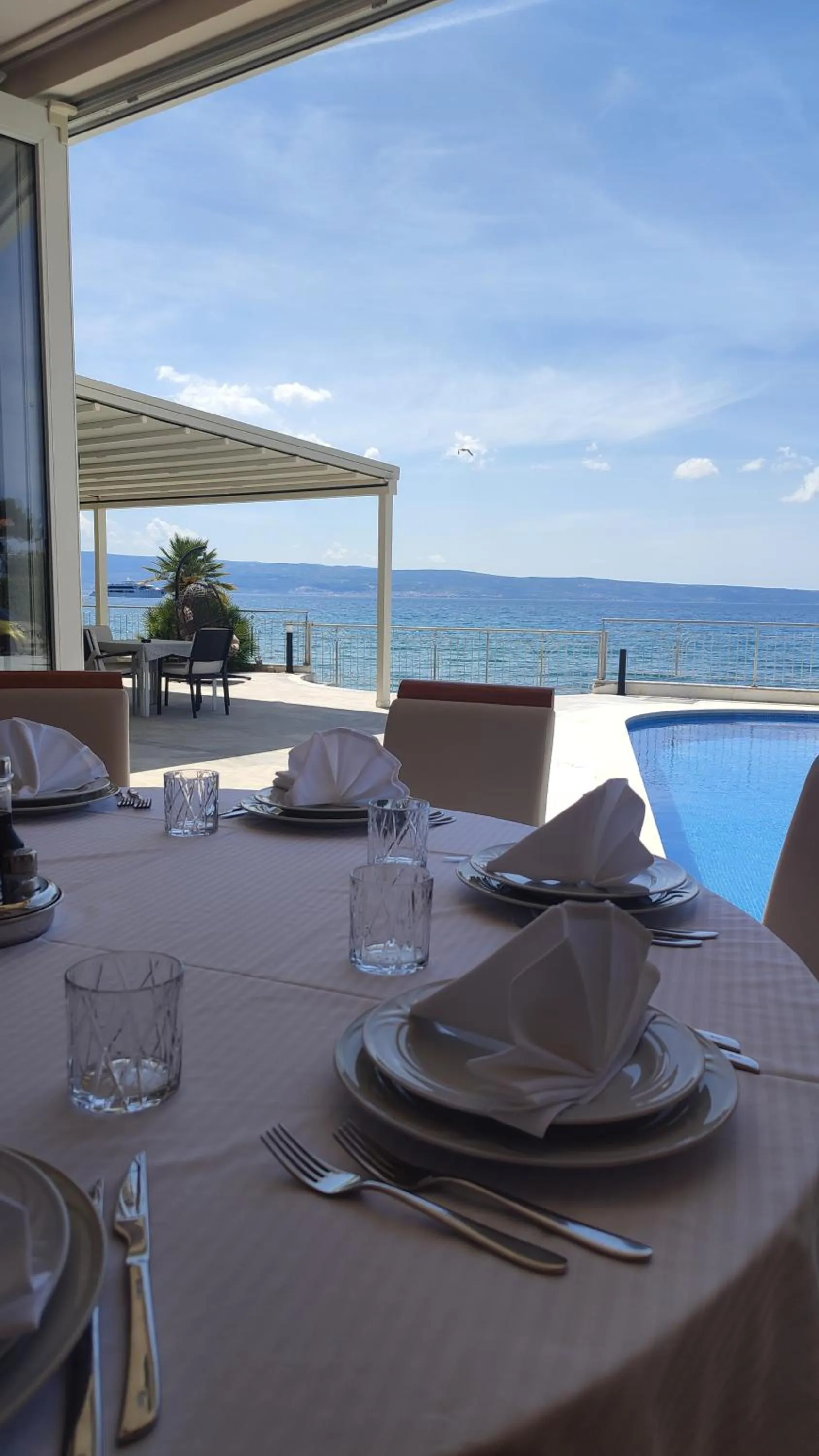 Restaurant/places to eat in Hotel Neva