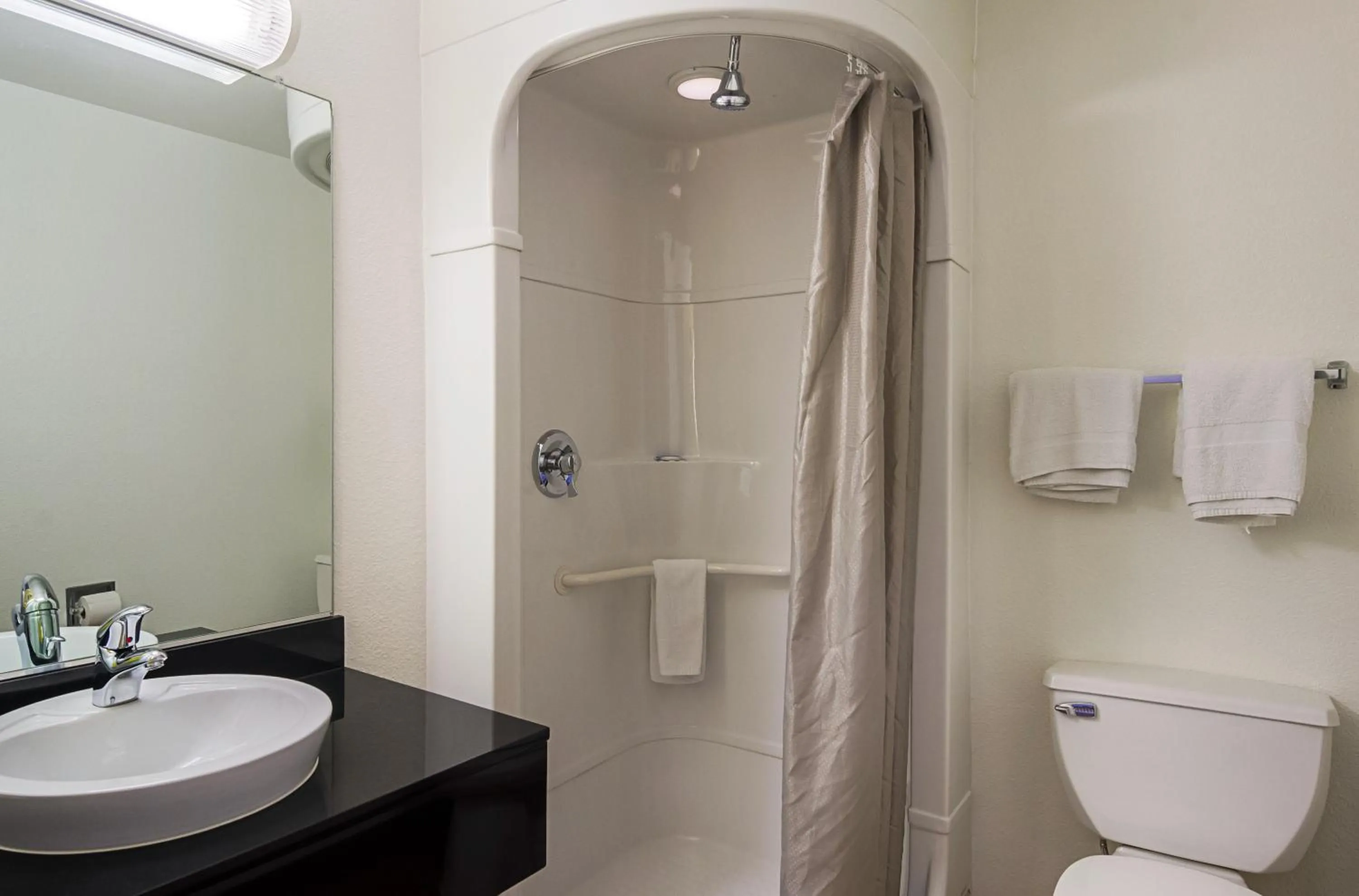 Bathroom in Motel 6-Laramie, WY