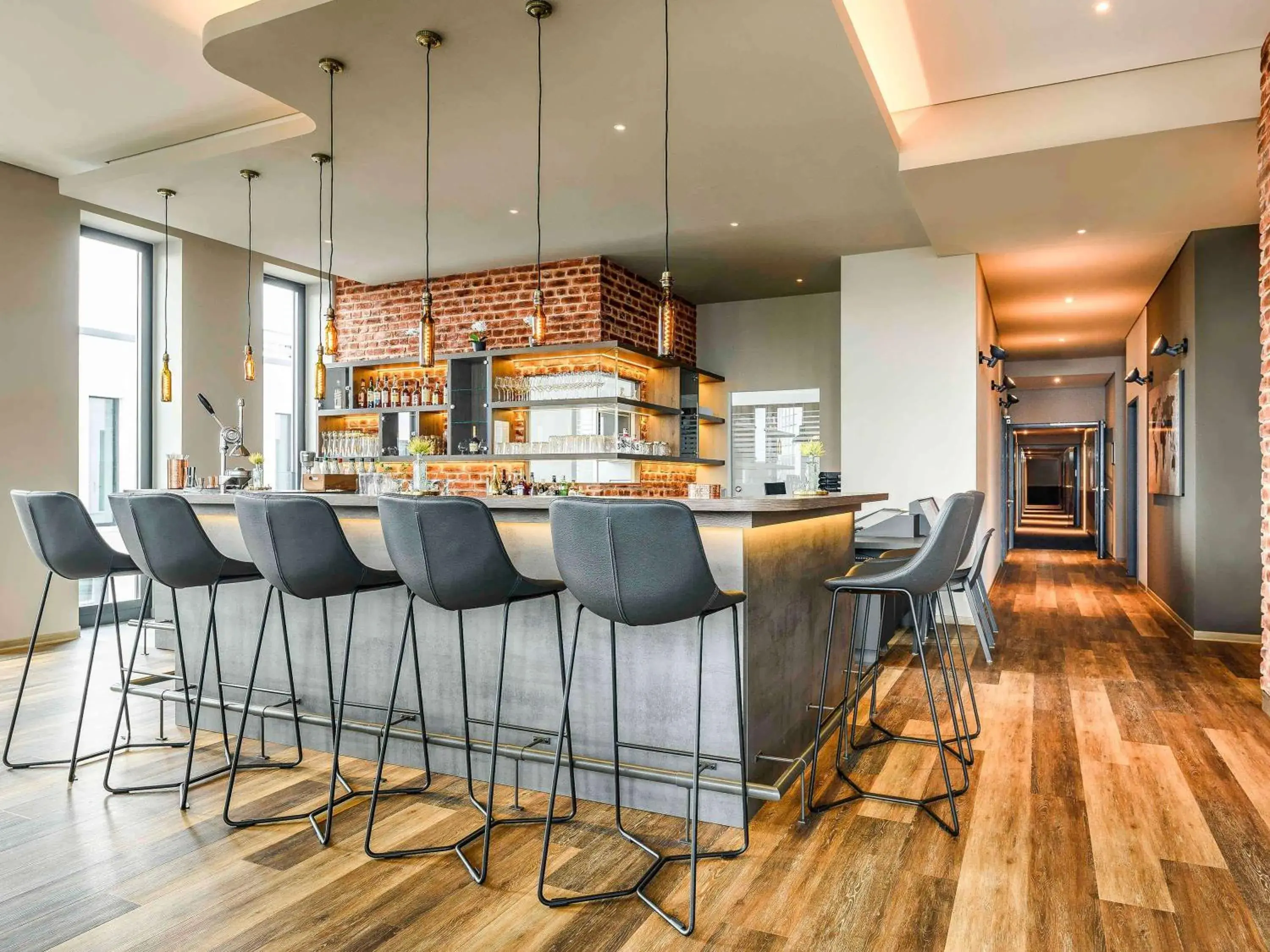Lounge or bar in Aparthotel Adagio Bremen City Lounge or bar in Aparthotel Adagio Bremen City