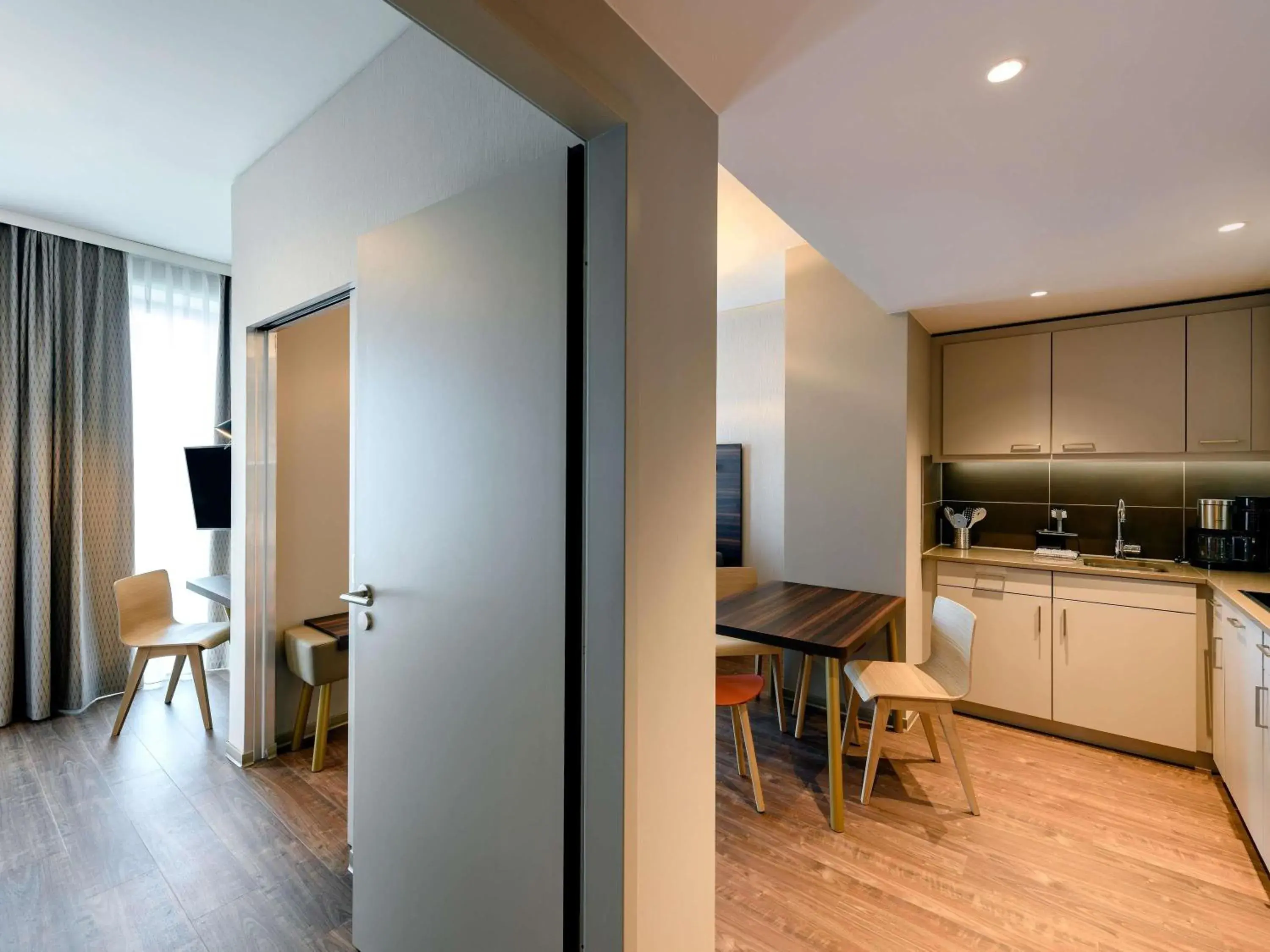 Bedroom in Aparthotel Adagio Bremen City Bedroom in Aparthotel Adagio Bremen City