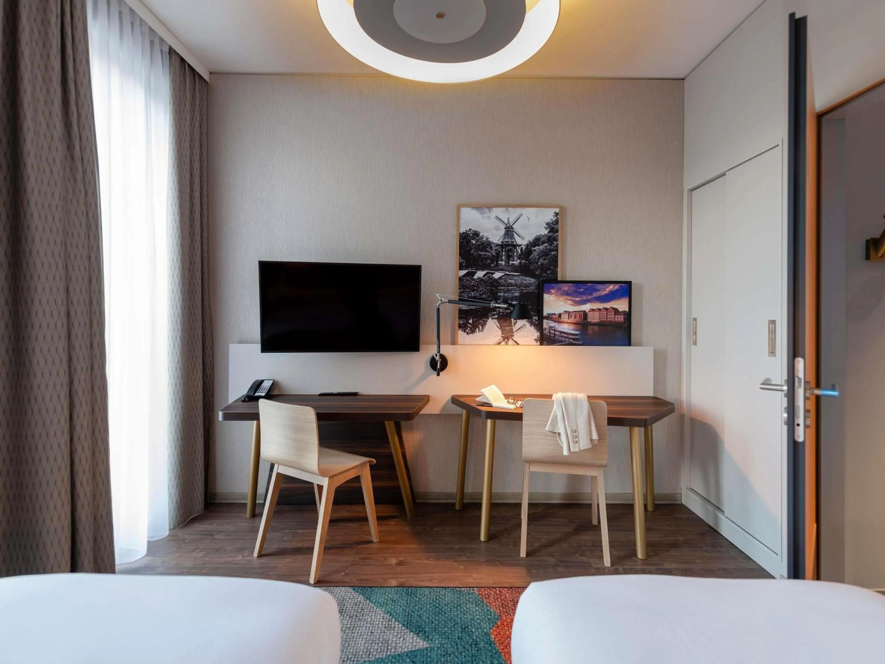 Bedroom, Bed in Aparthotel Adagio Bremen City