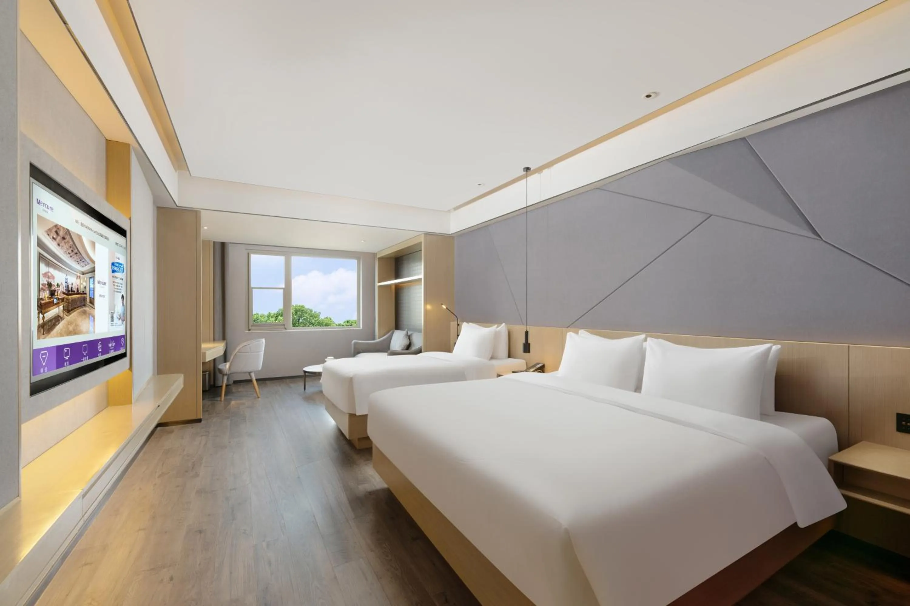 Photo of the whole room, Bed in Mercure Taiyuan Changfeng Street
