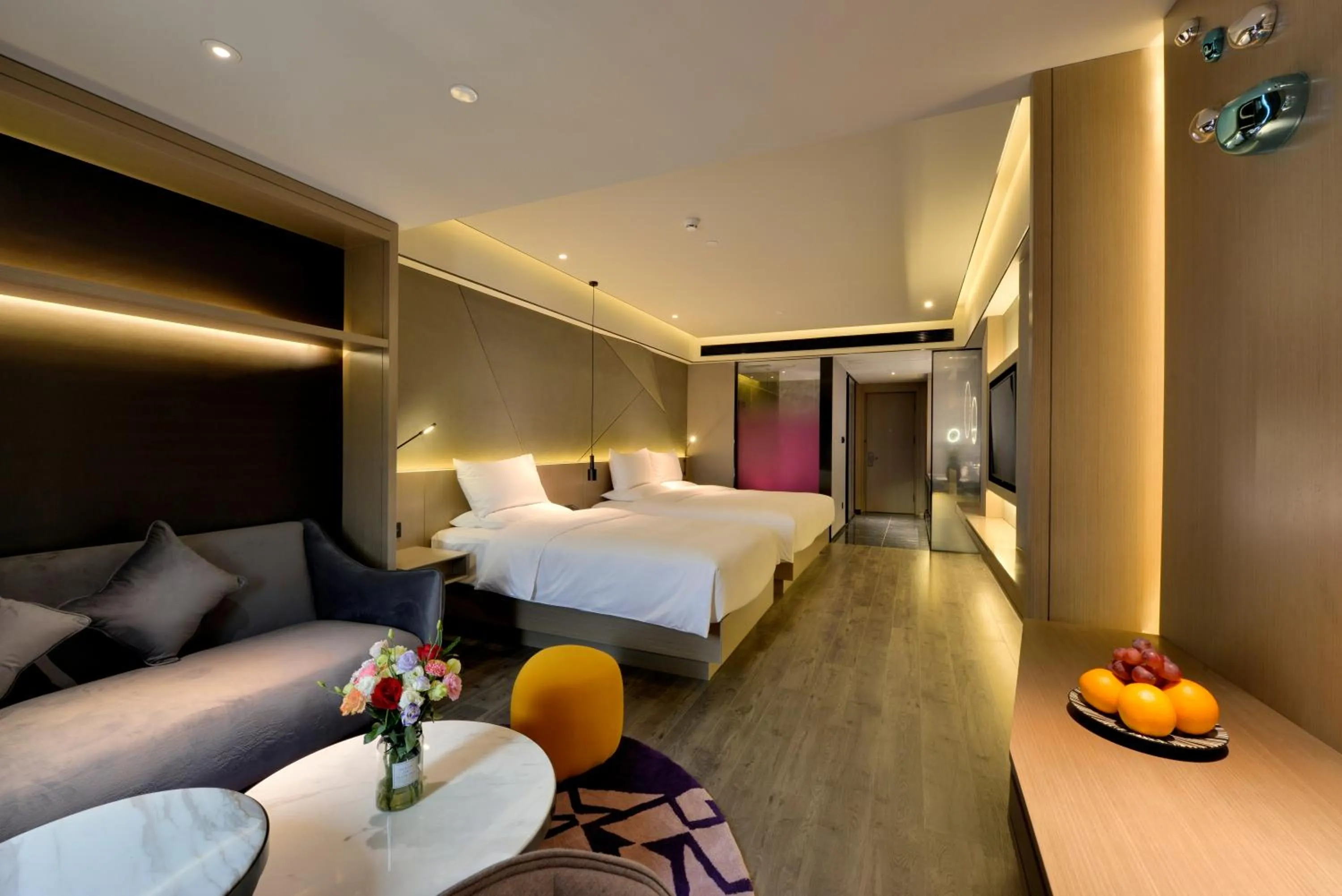 Shower, Bed in Mercure Taiyuan Changfeng Street