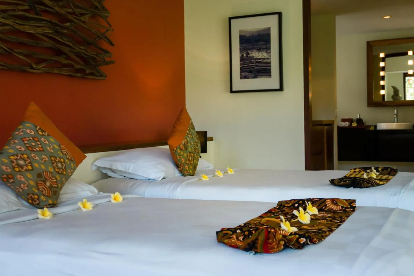 Bed in Villa Sabandari