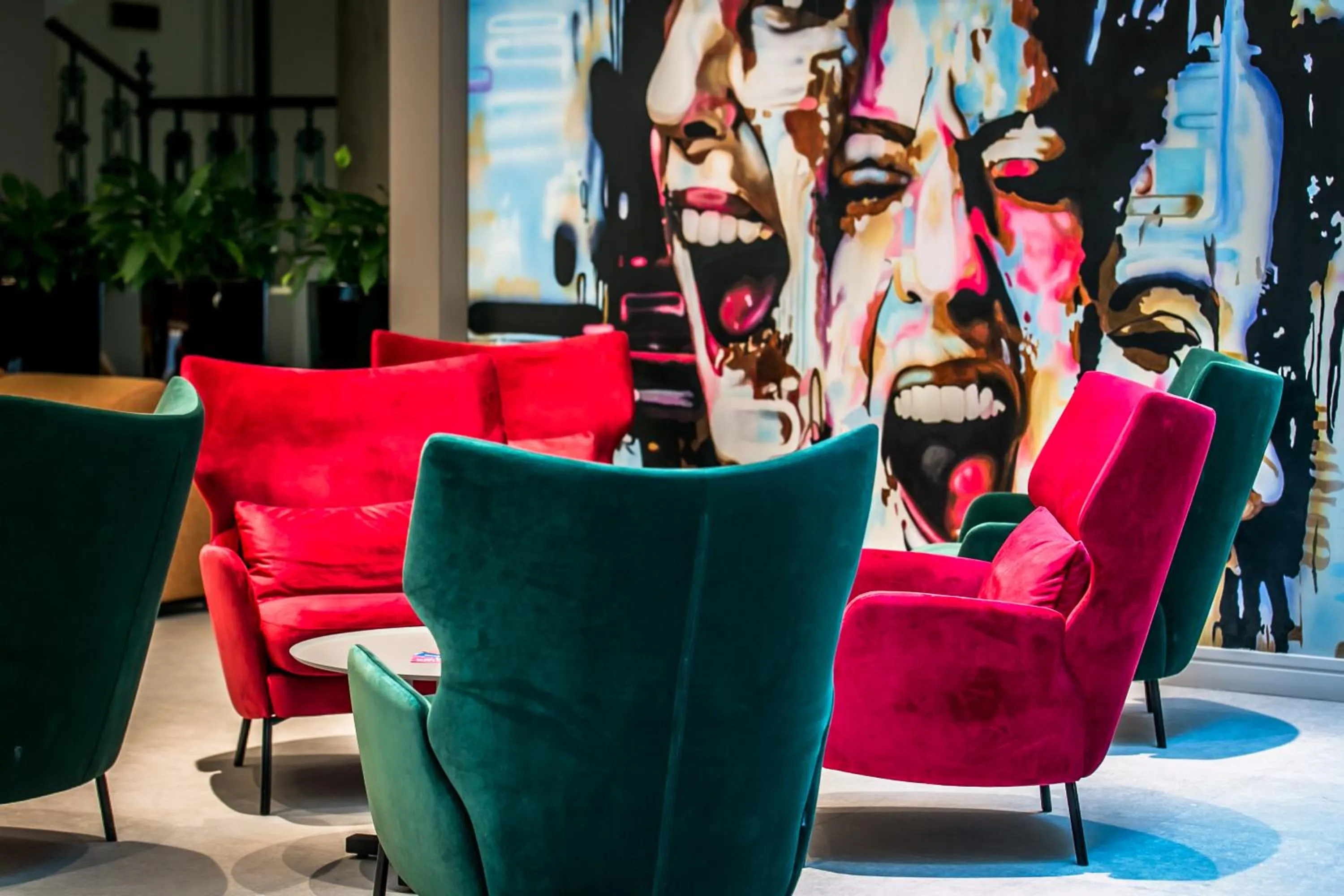 Lobby or reception in T62 Hotel