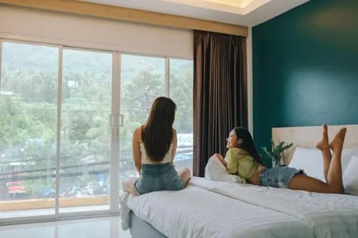 Bed in Tall Tree Kata Phuket