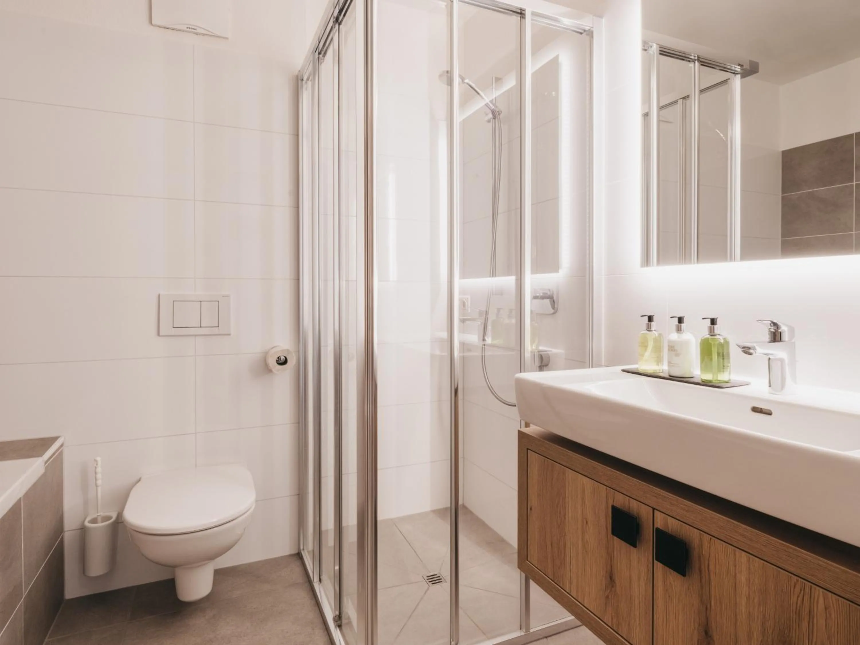 Bathroom in Village Park Suites
