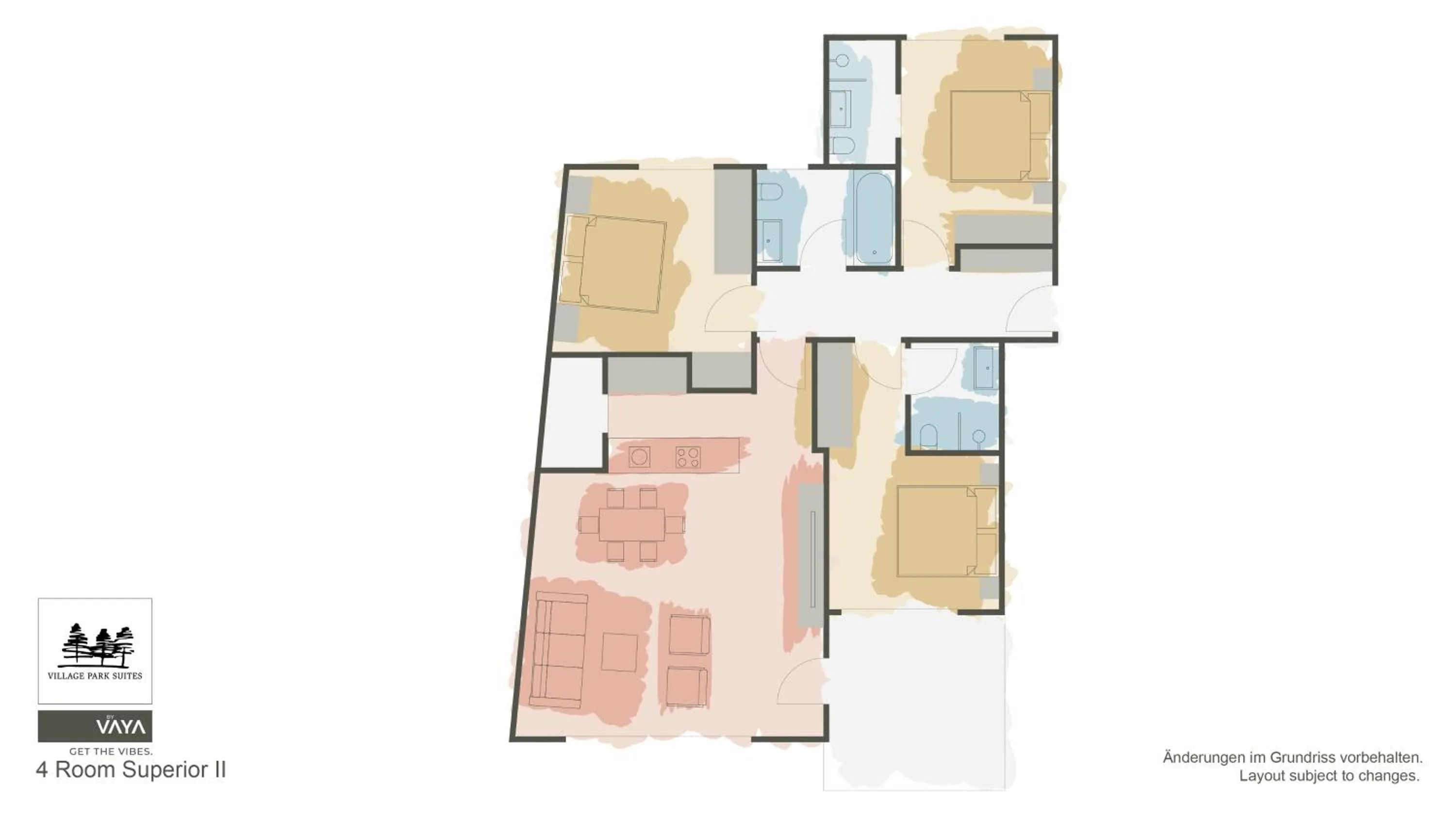 Floor plan in Village Park Suites