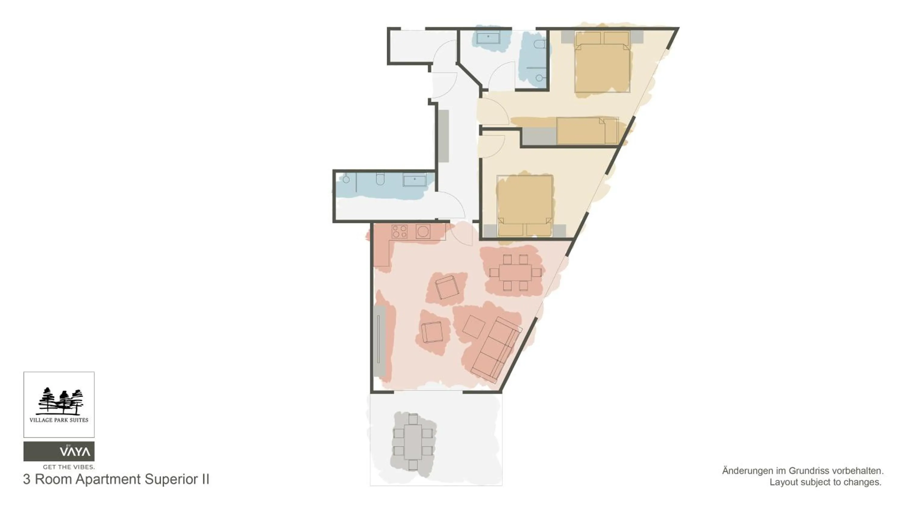 Floor plan in Village Park Suites