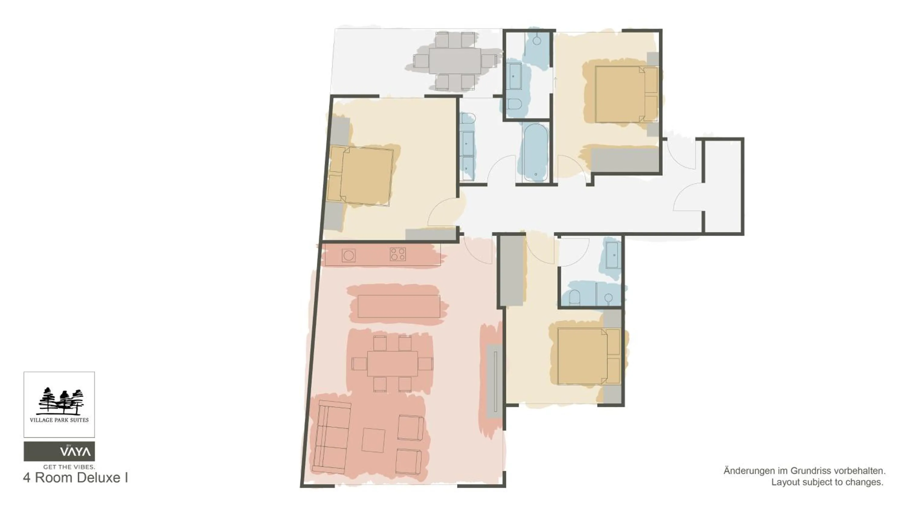 Floor plan in Village Park Suites