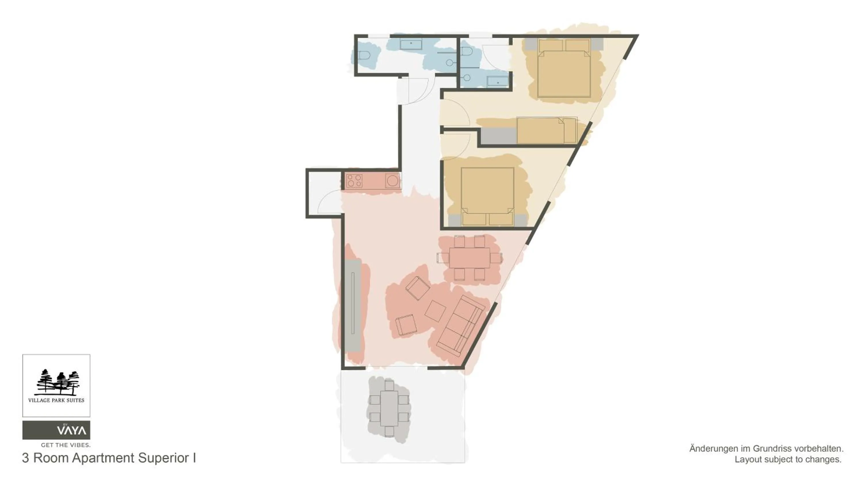 Floor plan in Village Park Suites